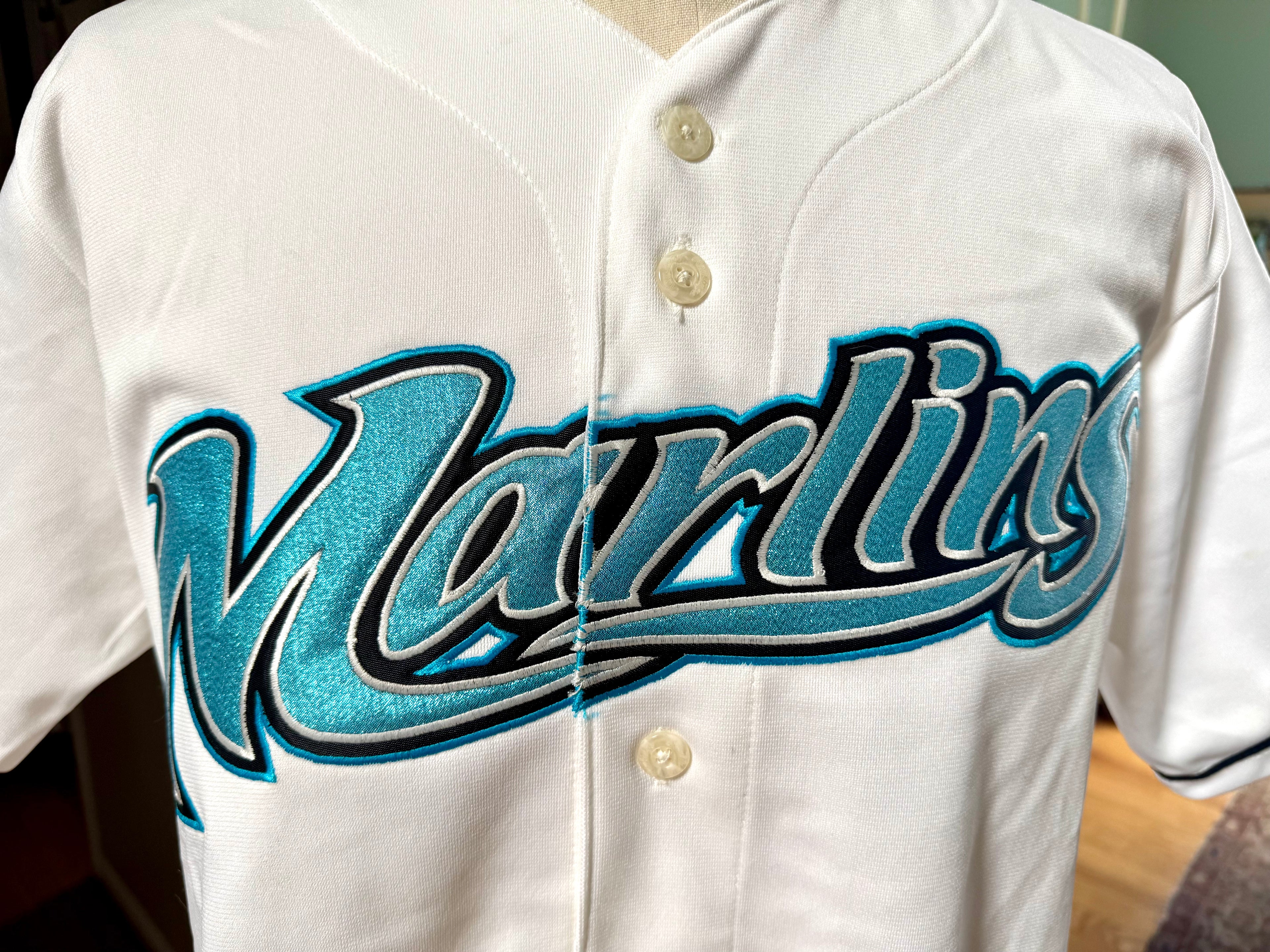 Morehead City Marlins Rawlings Game Worn Baseball Jersey, Size X-Large