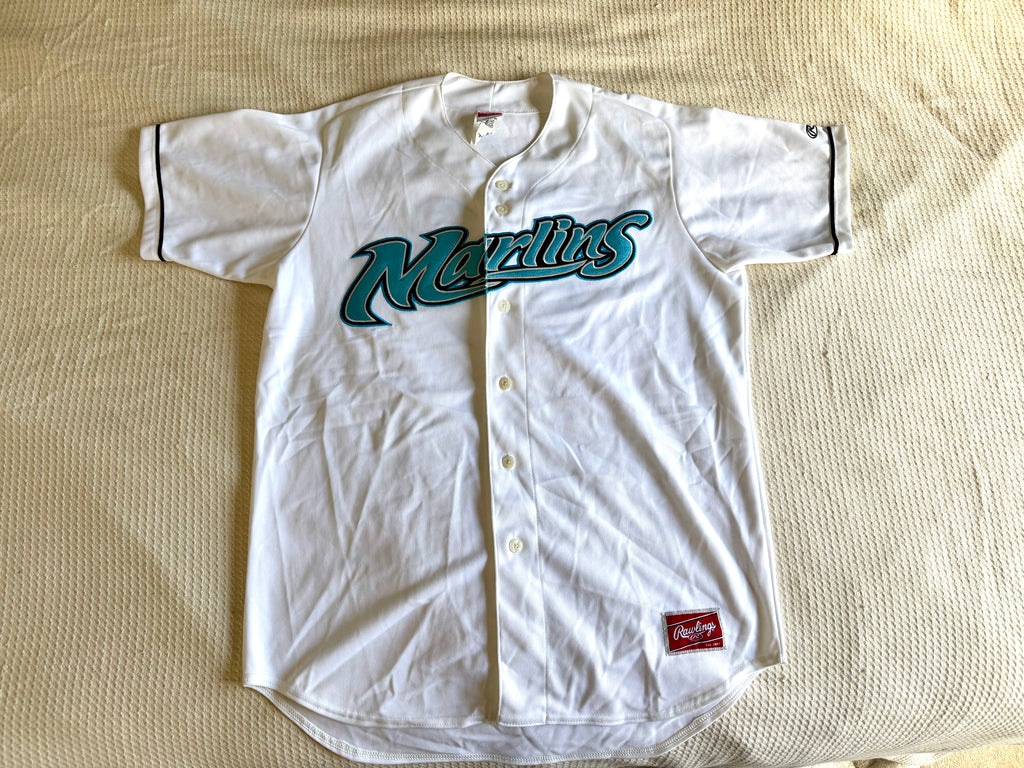 Morehead City Marlins Rawlings Game Worn Baseball Jersey, Size X-Large