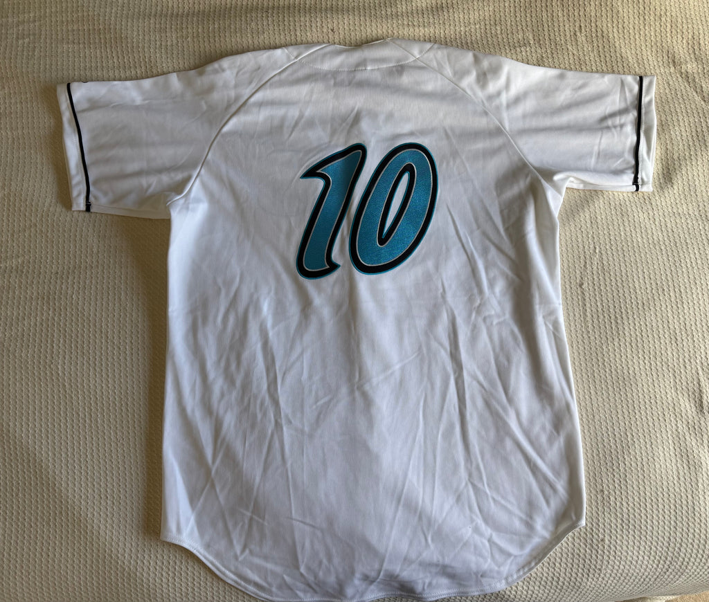 Morehead City Marlins Rawlings Game Worn Baseball Jersey, Size X-Large