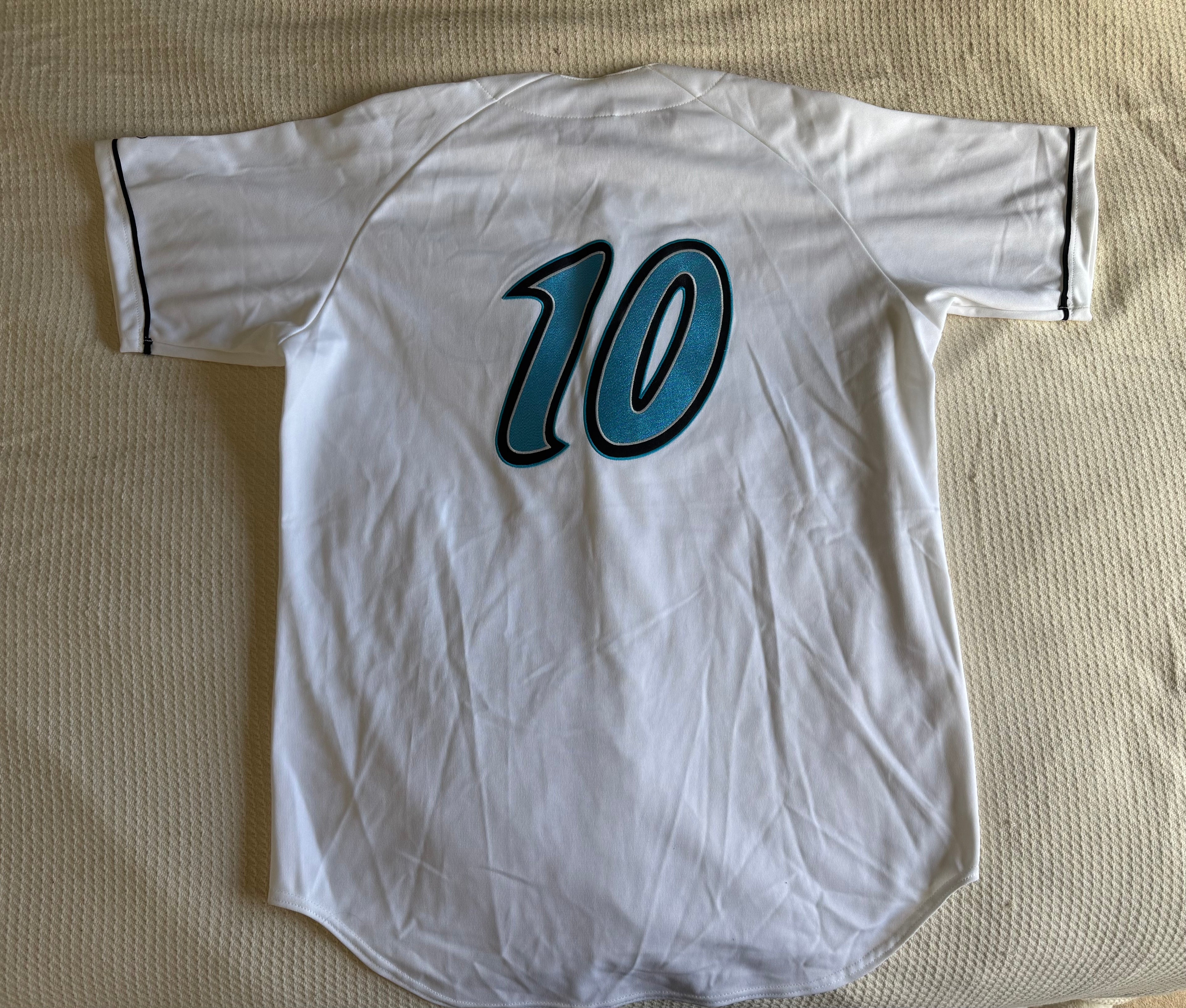Morehead City Marlins Rawlings Game Worn Baseball Jersey, Size X-Large