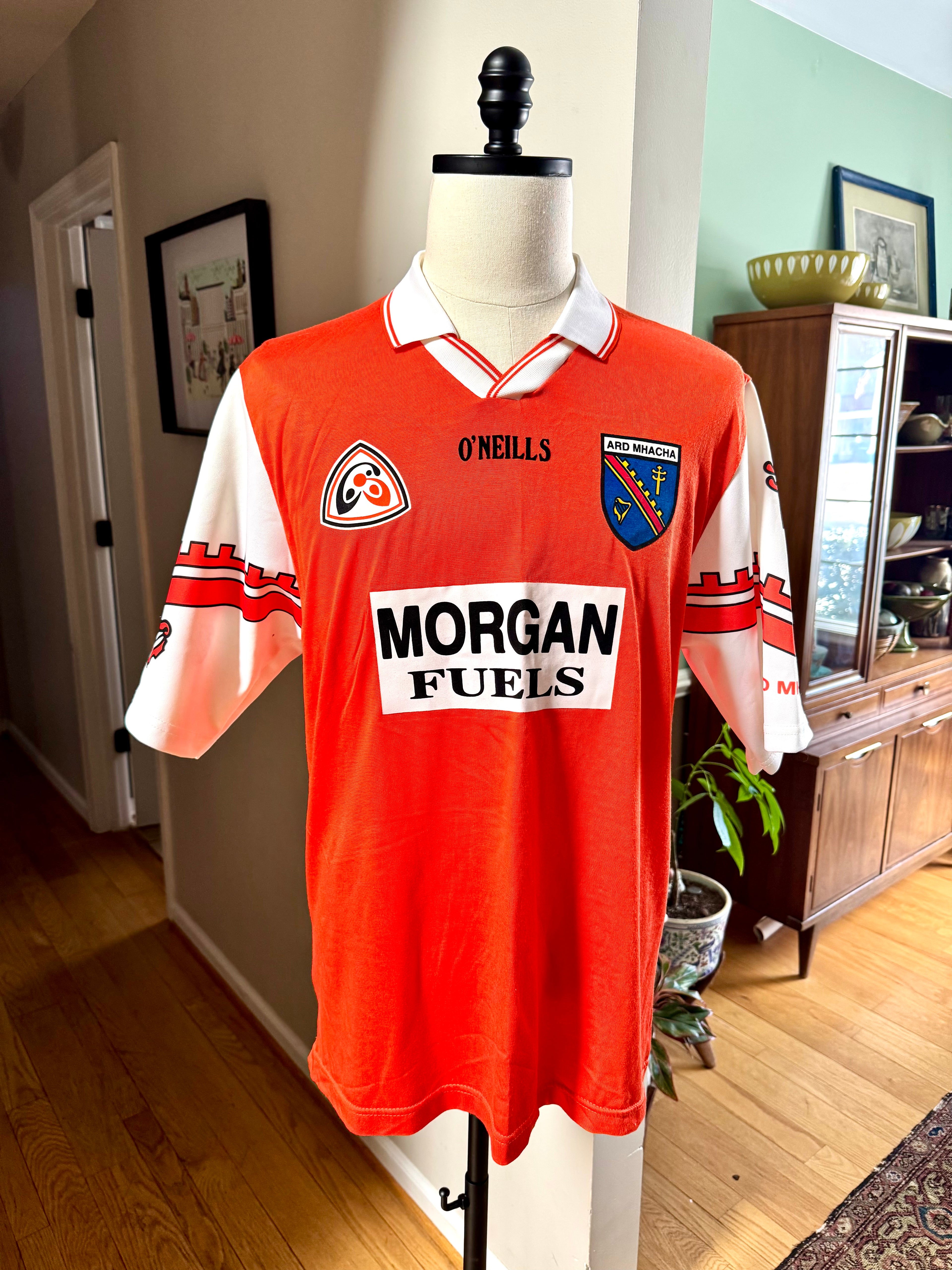 Vtg 90's Armagh GAA Signed Jersey | O'neills 90's Armagh Gaelic Jersey With Signatures