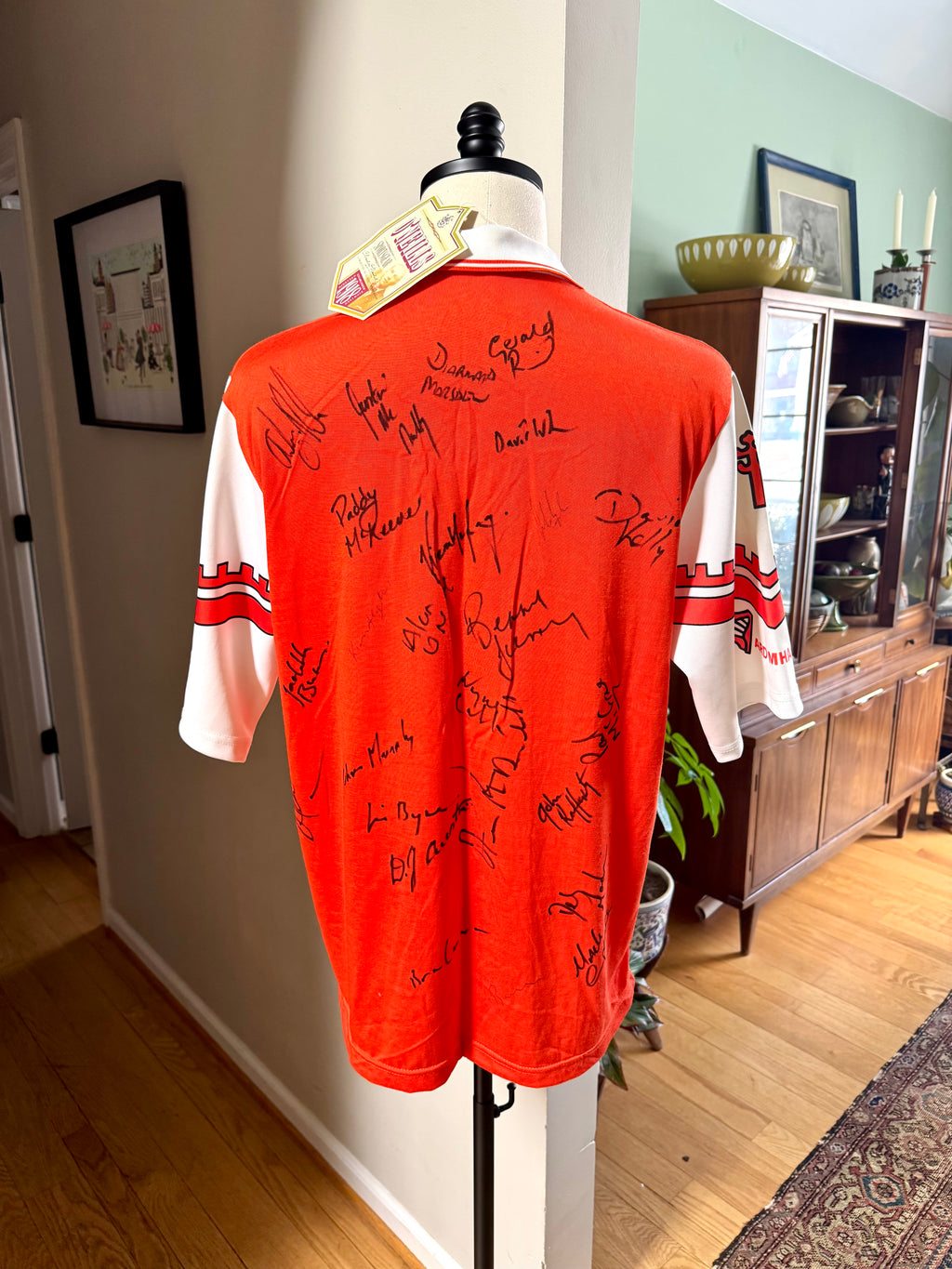 Vtg 90's Armagh GAA Signed Jersey | O'neills 90's Armagh Gaelic Jersey With Signatures