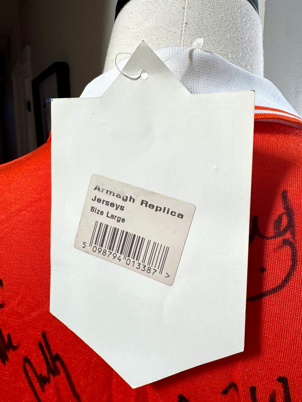 Vtg 90's Armagh GAA Signed Jersey | O'neills 90's Armagh Gaelic Jersey With Signatures