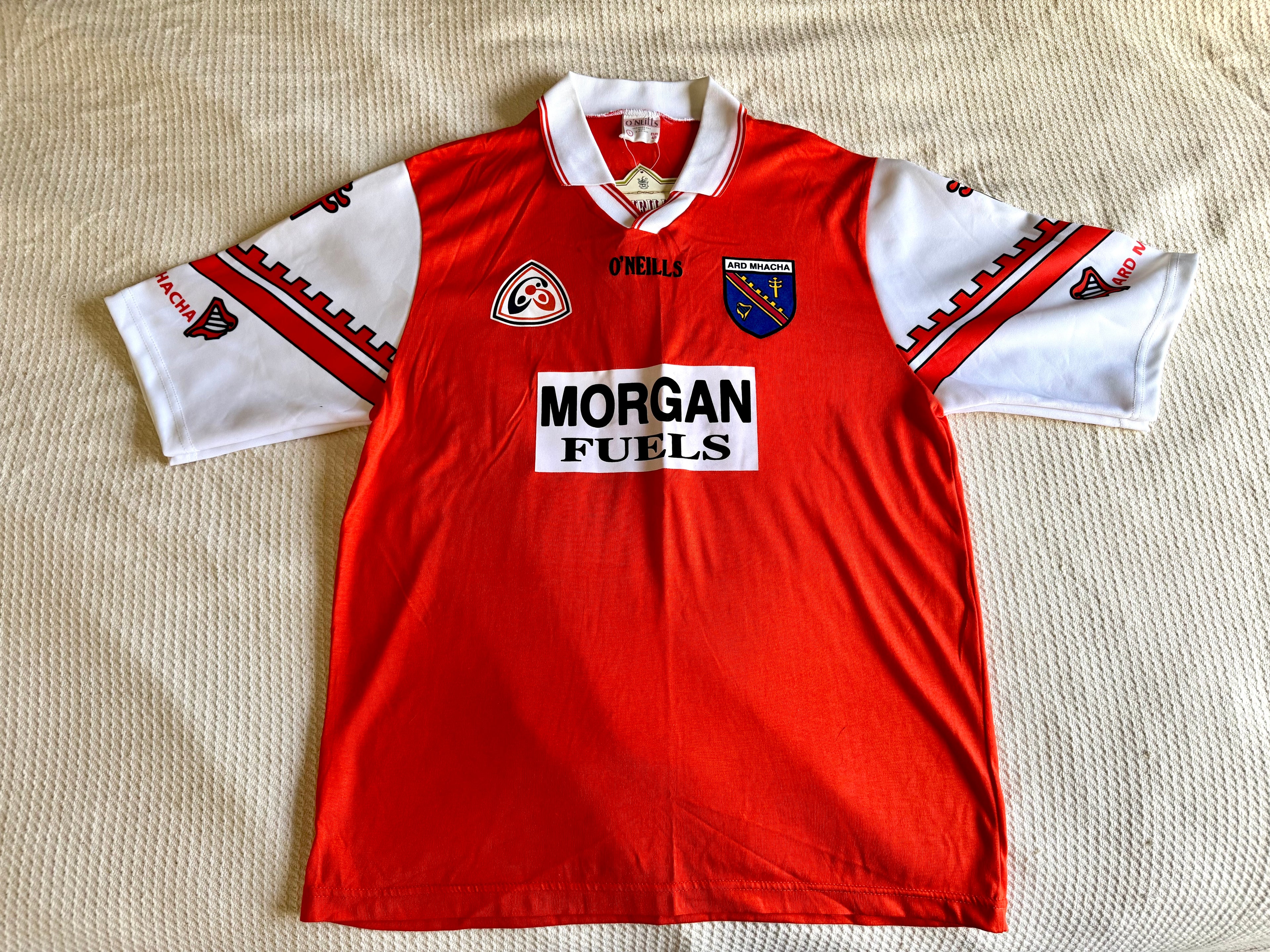 Vtg 90's Armagh GAA Signed Jersey | O'neills 90's Armagh Gaelic Jersey With Signatures