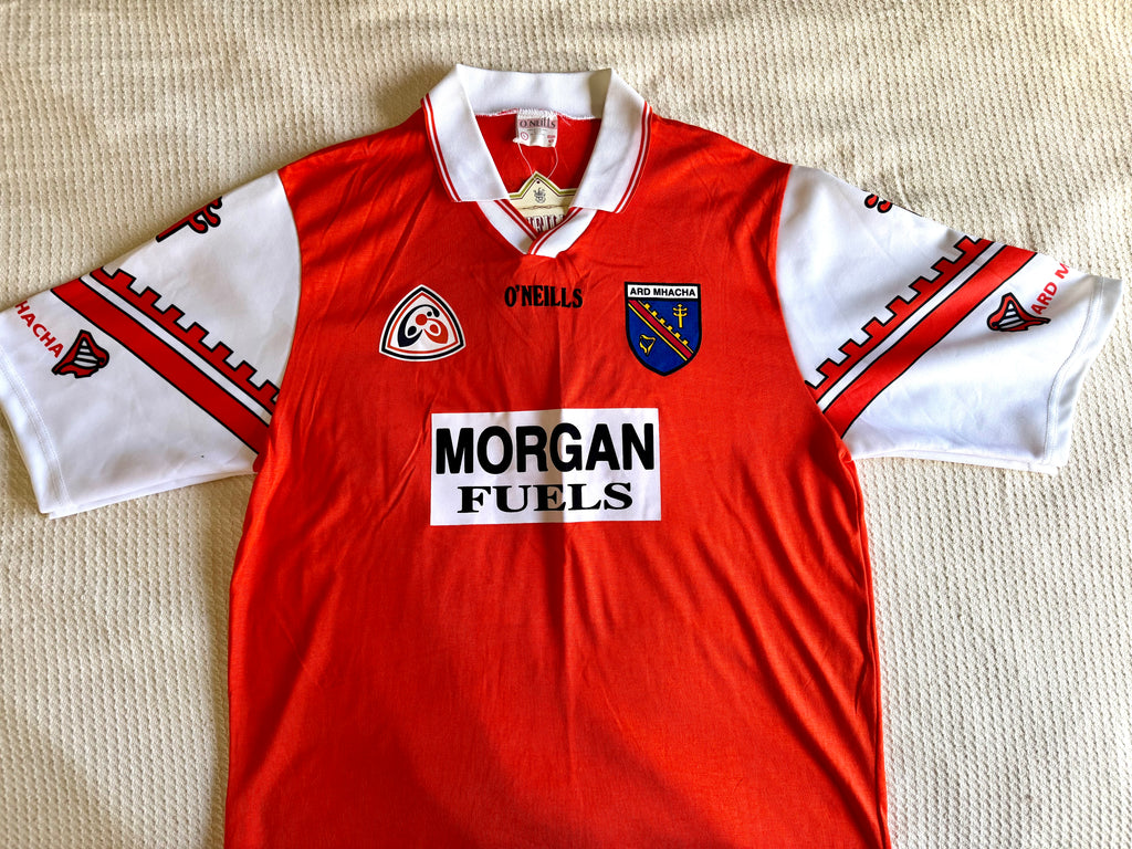 Vtg 90's Armagh GAA Signed Jersey | O'neills 90's Armagh Gaelic Jersey With Signatures