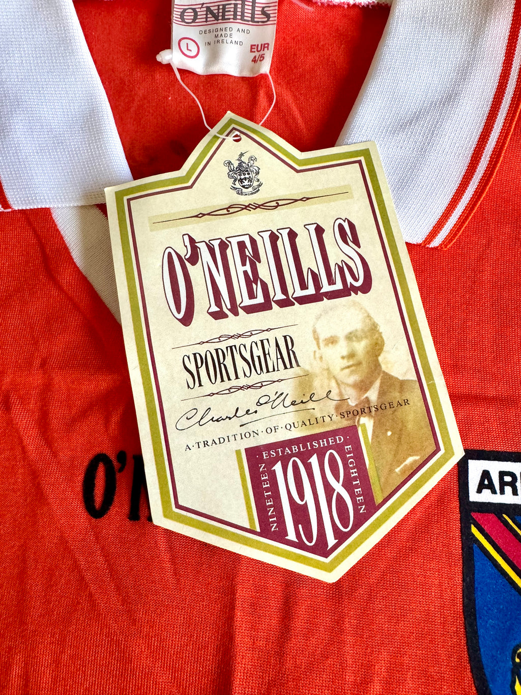 Vtg 90's Armagh GAA Signed Jersey | O'neills 90's Armagh Gaelic Jersey With Signatures
