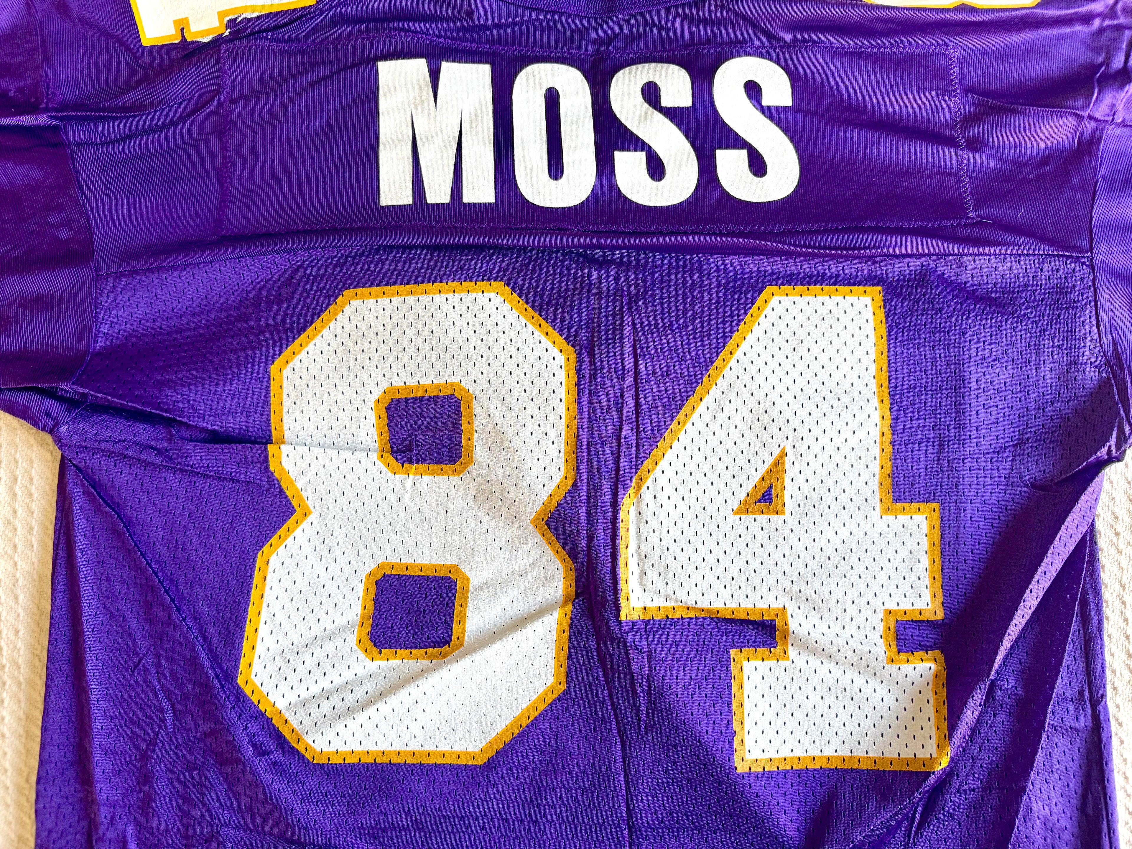 Vtg Minnesota Vikings 90's Champion Home Jersey - Randy Moss #84