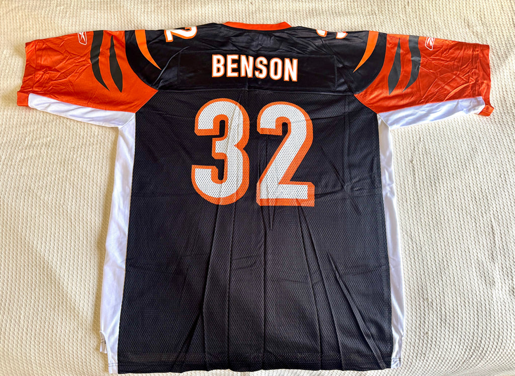 2009 Cedric Benson Cincinnati Bengals Reebok NFL Jersey Size XL