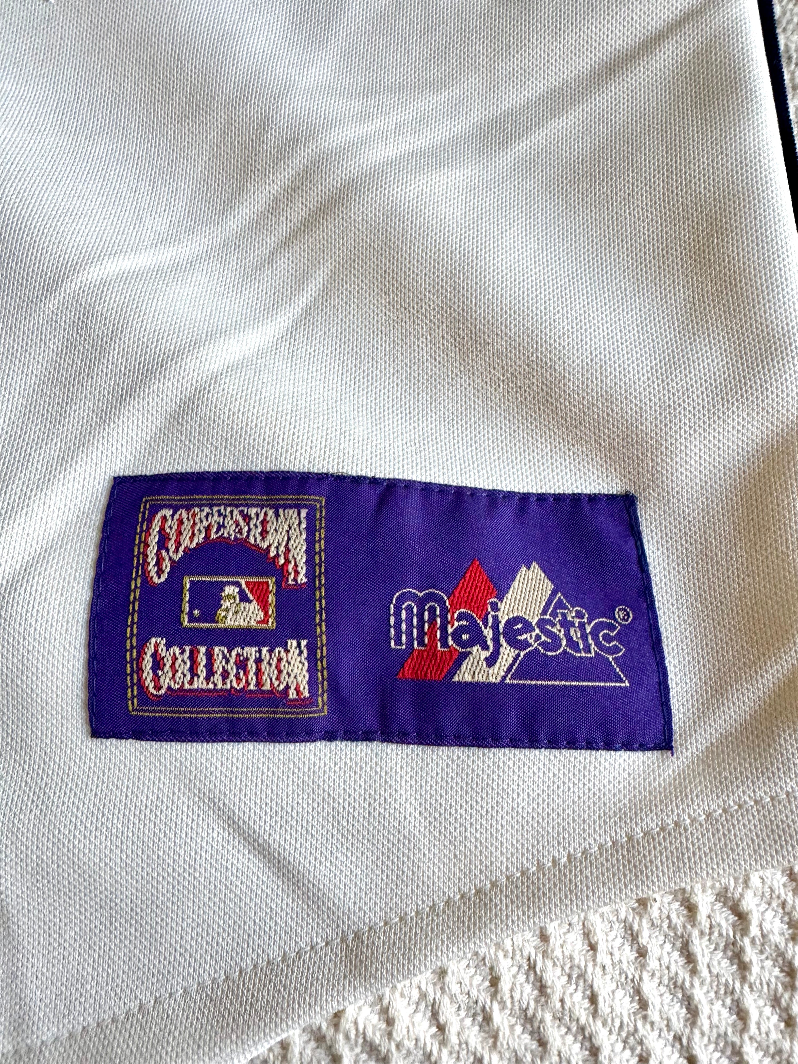 Vtg 90s Houston Astros Men's Majestic Cooperstown Home White Jersey XL