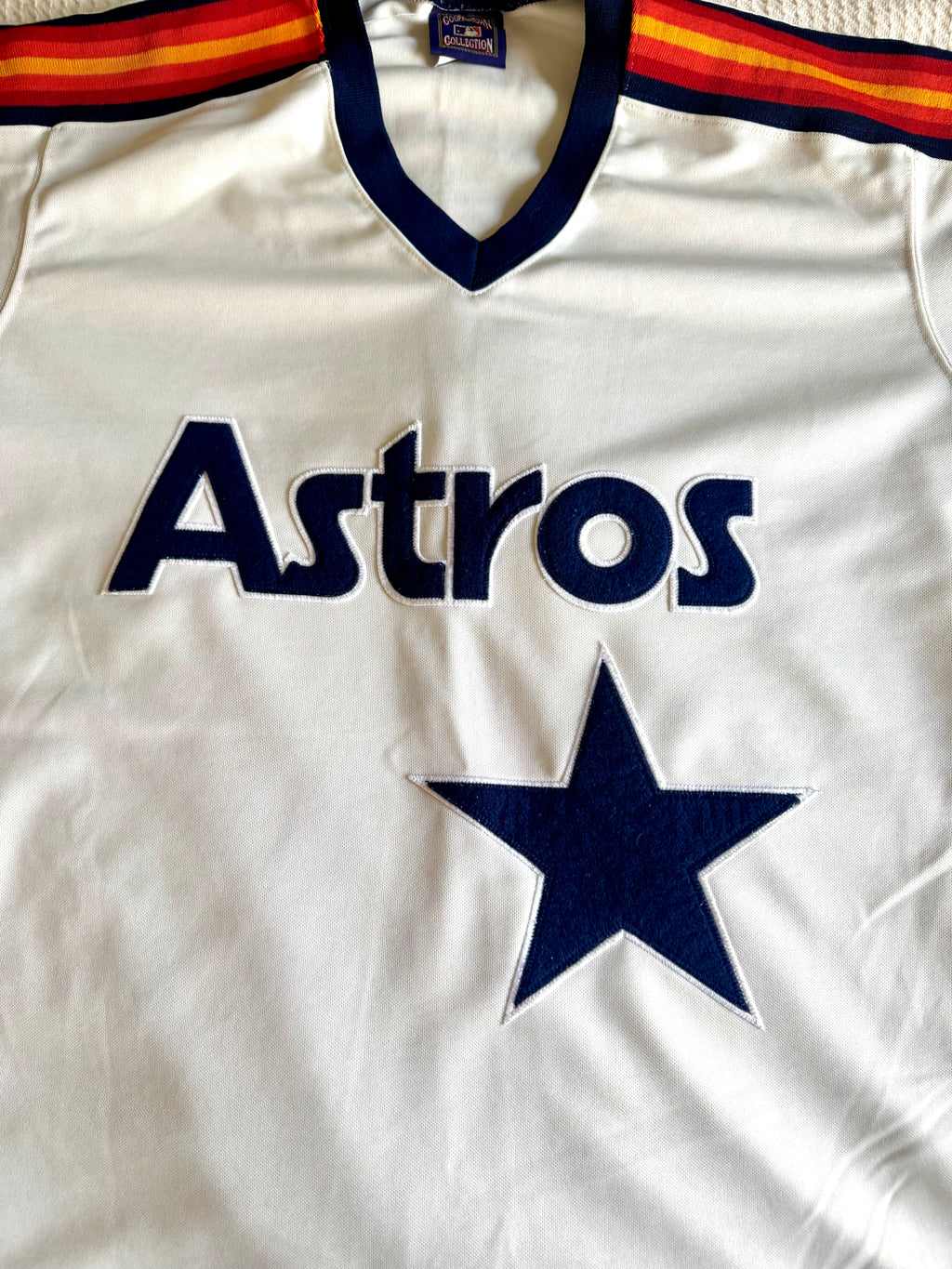 Vtg 90s Houston Astros Men's Majestic Cooperstown Home White Jersey XL