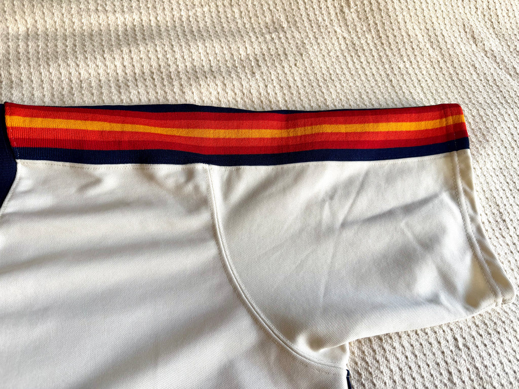 Vtg 90s Houston Astros Men's Majestic Cooperstown Home White Jersey XL