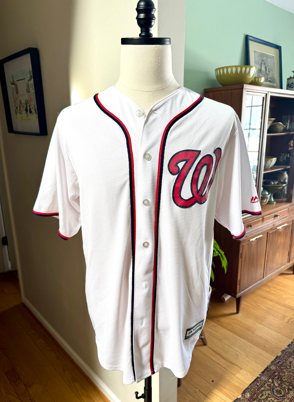 Majestic MLB Washington Nationals #34 Bryce Harper Stitched Baseball Jersey (Large)