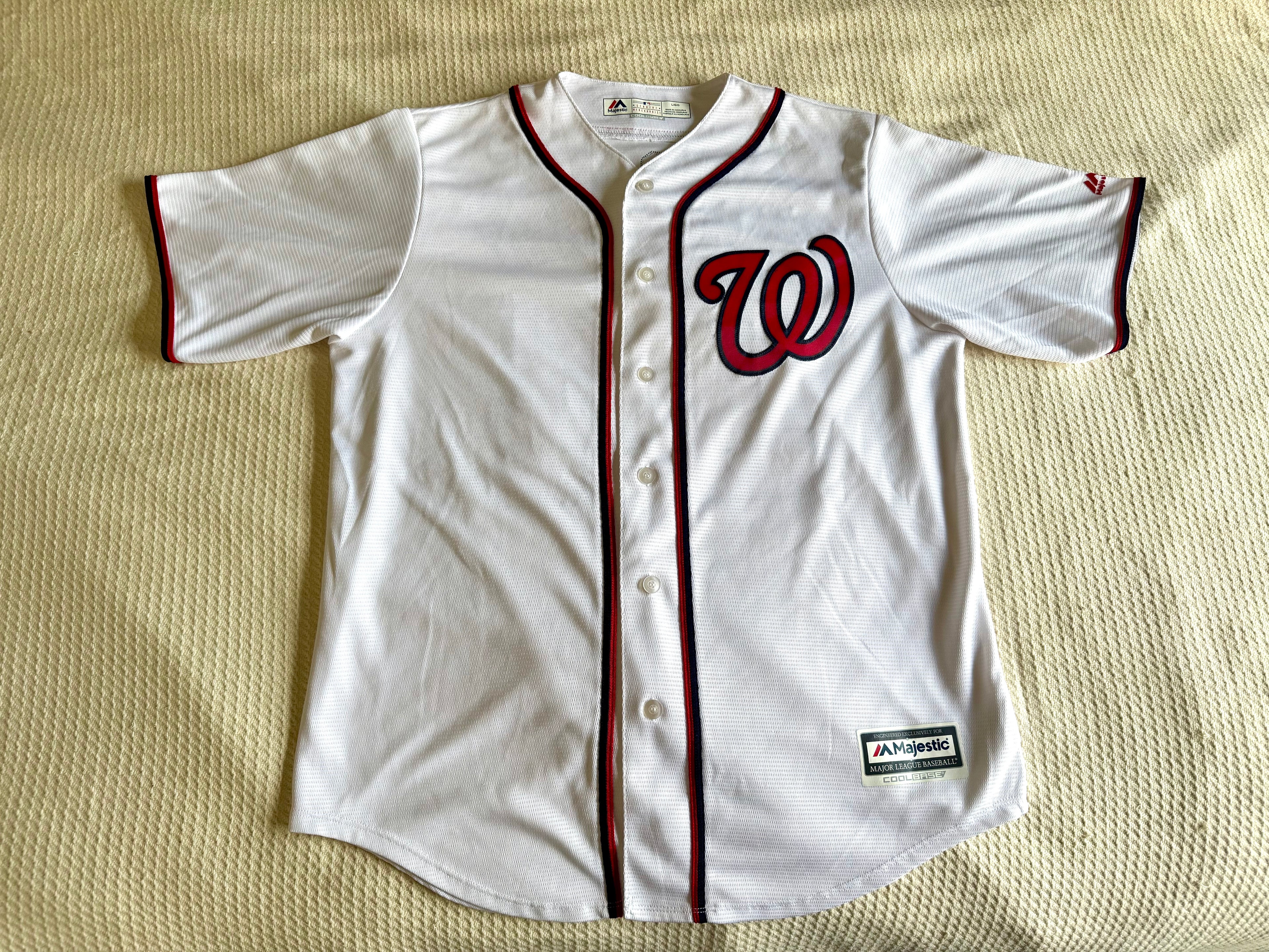 Majestic MLB Washington Nationals #34 Bryce Harper Stitched Baseball Jersey (Large)