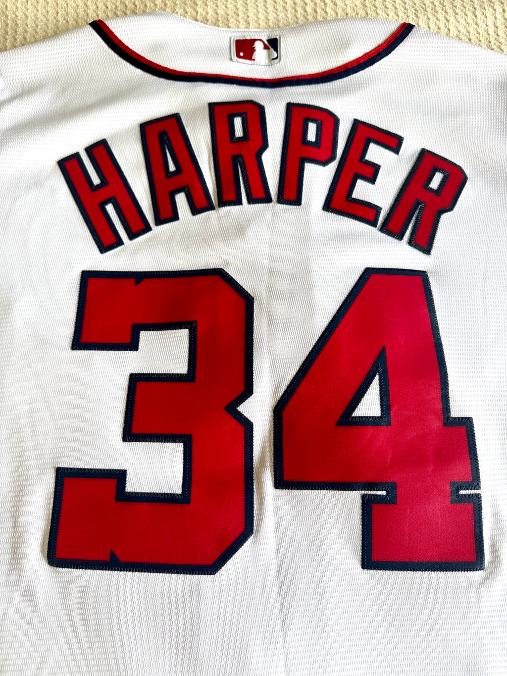 Majestic MLB Washington Nationals #34 Bryce Harper Stitched Baseball Jersey (Large)