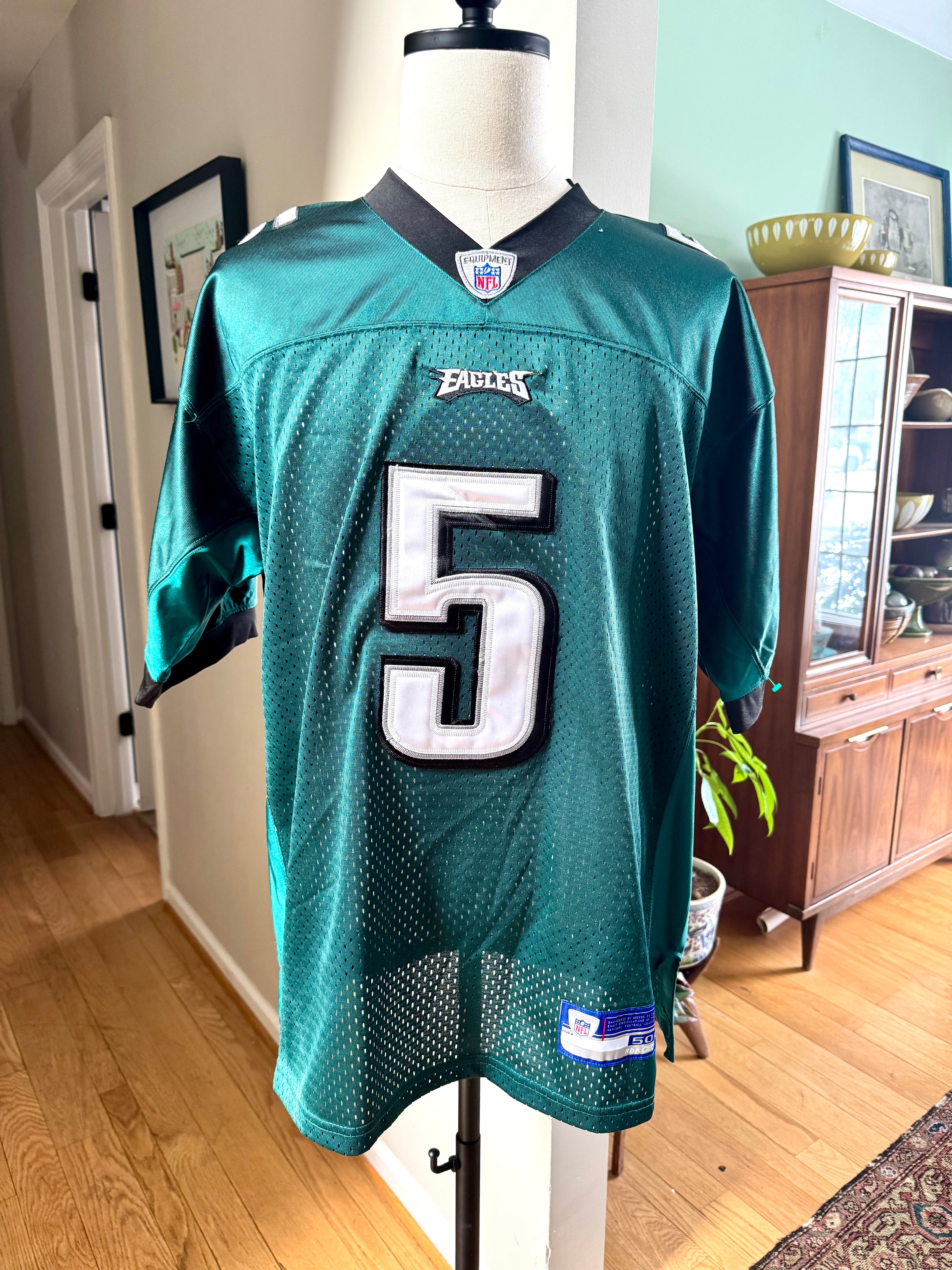 Vtg Reebok NFL Philadelphia Eagles Donovan McNabb Football Jersey | Size 50