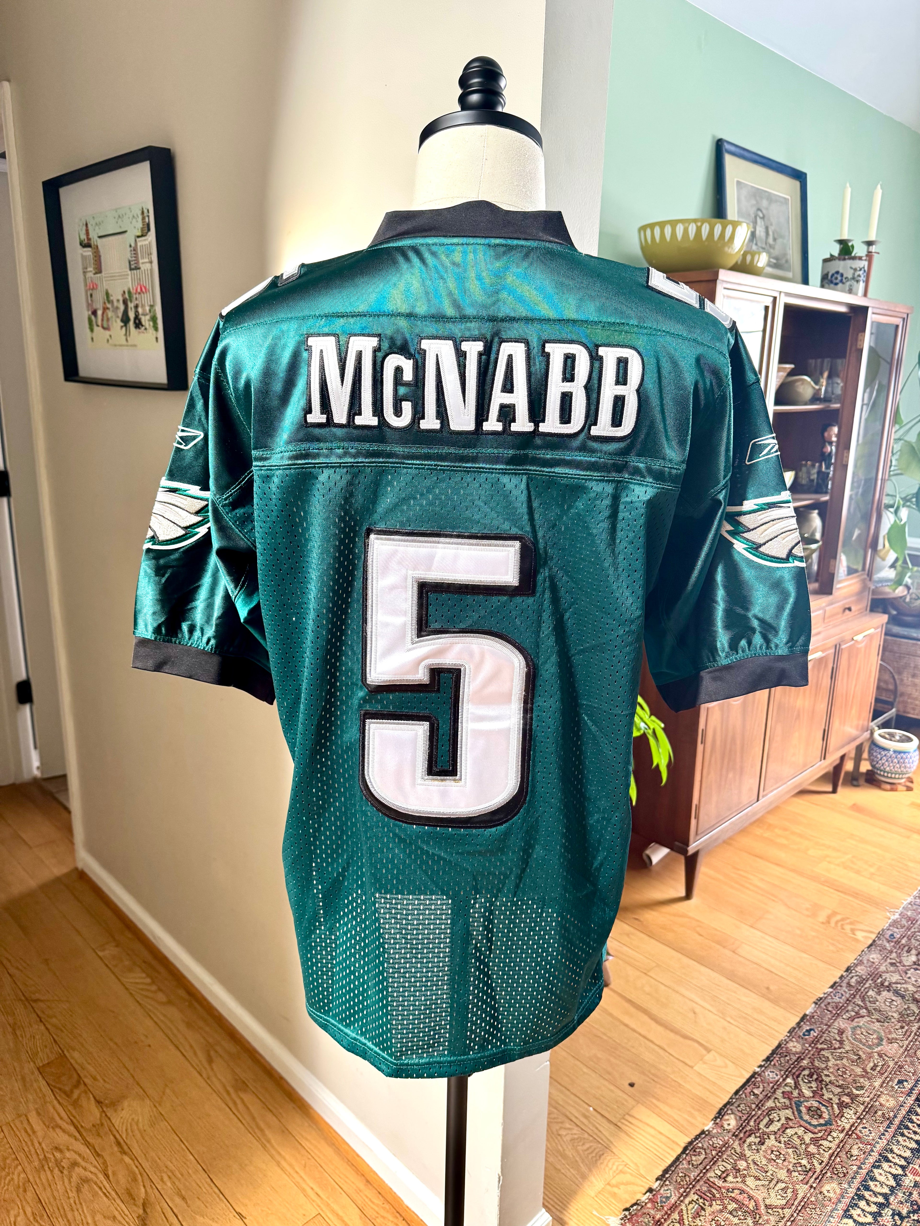 Vtg Reebok NFL Philadelphia Eagles Donovan McNabb Football Jersey | Size 50