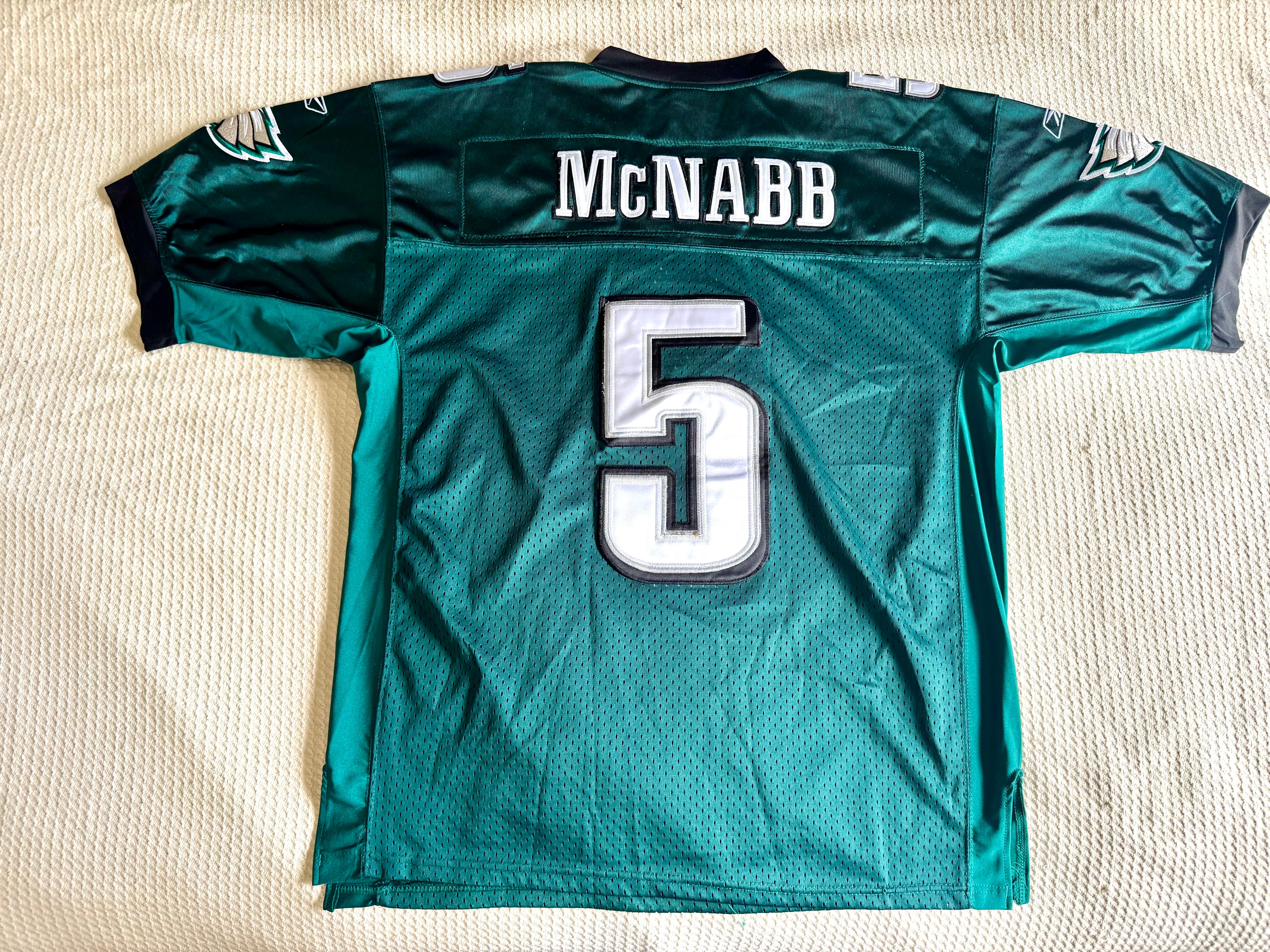 Vtg Reebok NFL Philadelphia Eagles Donovan McNabb Football Jersey | Size 50