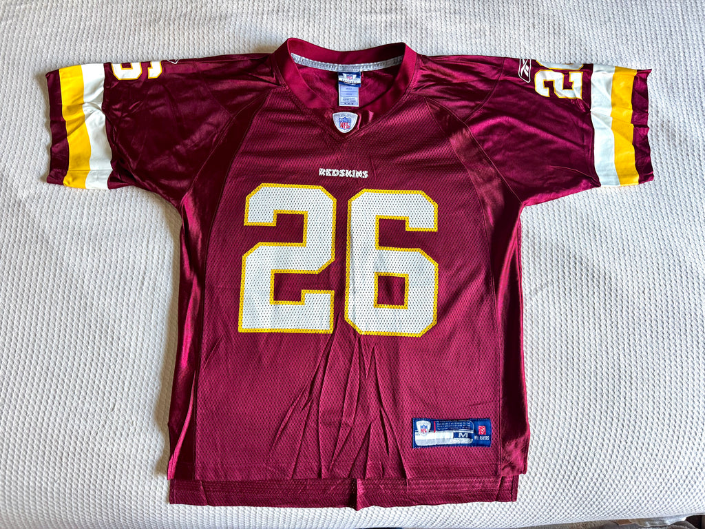 Washington Redskins Reebok Jersey #26 Clinton Portis Mens Size M NFL