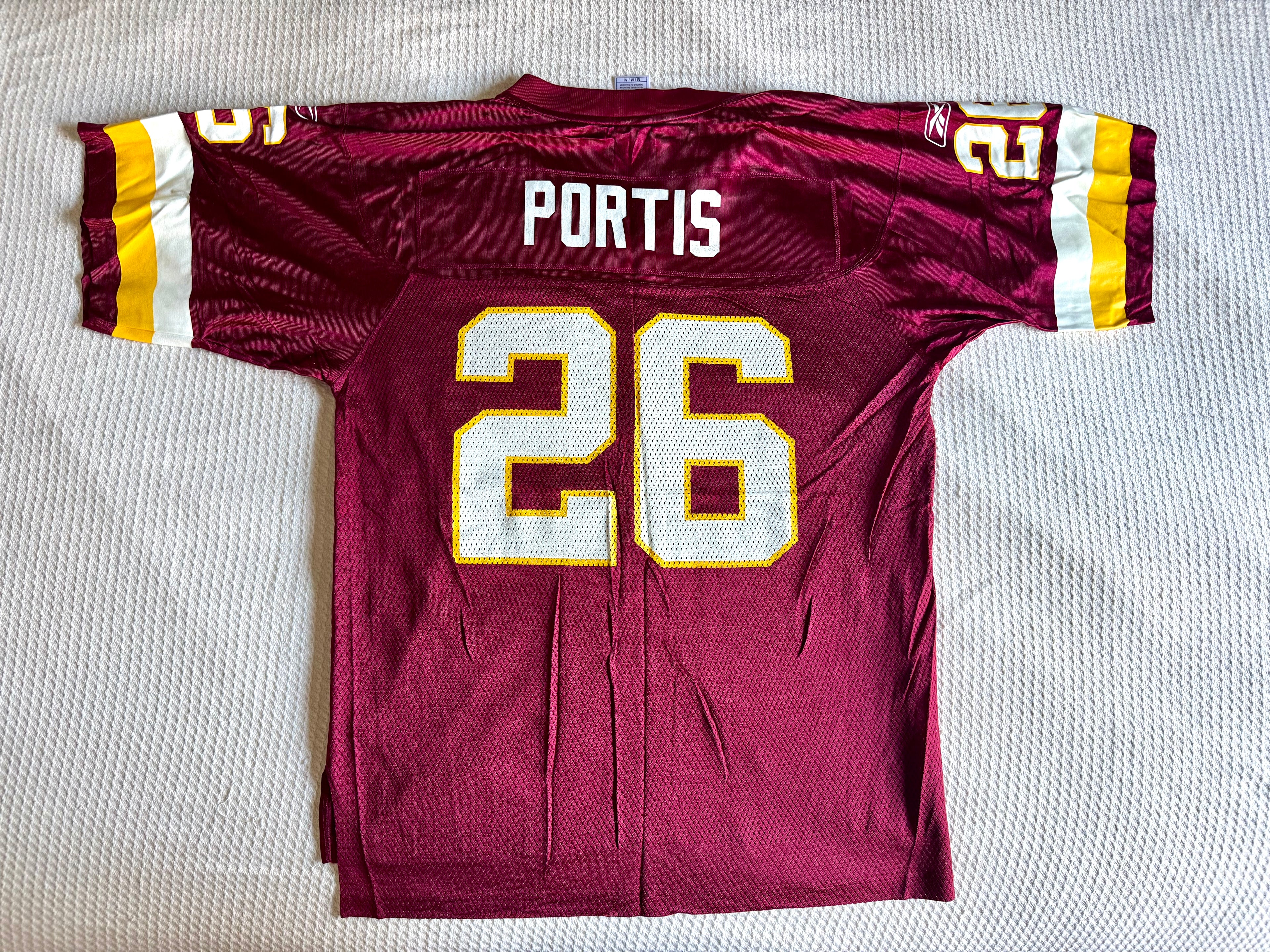Washington Redskins Reebok Jersey #26 Clinton Portis Mens Size M NFL