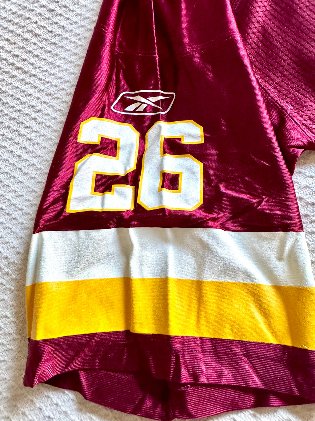 Washington Redskins Reebok Jersey #26 Clinton Portis Mens Size M NFL