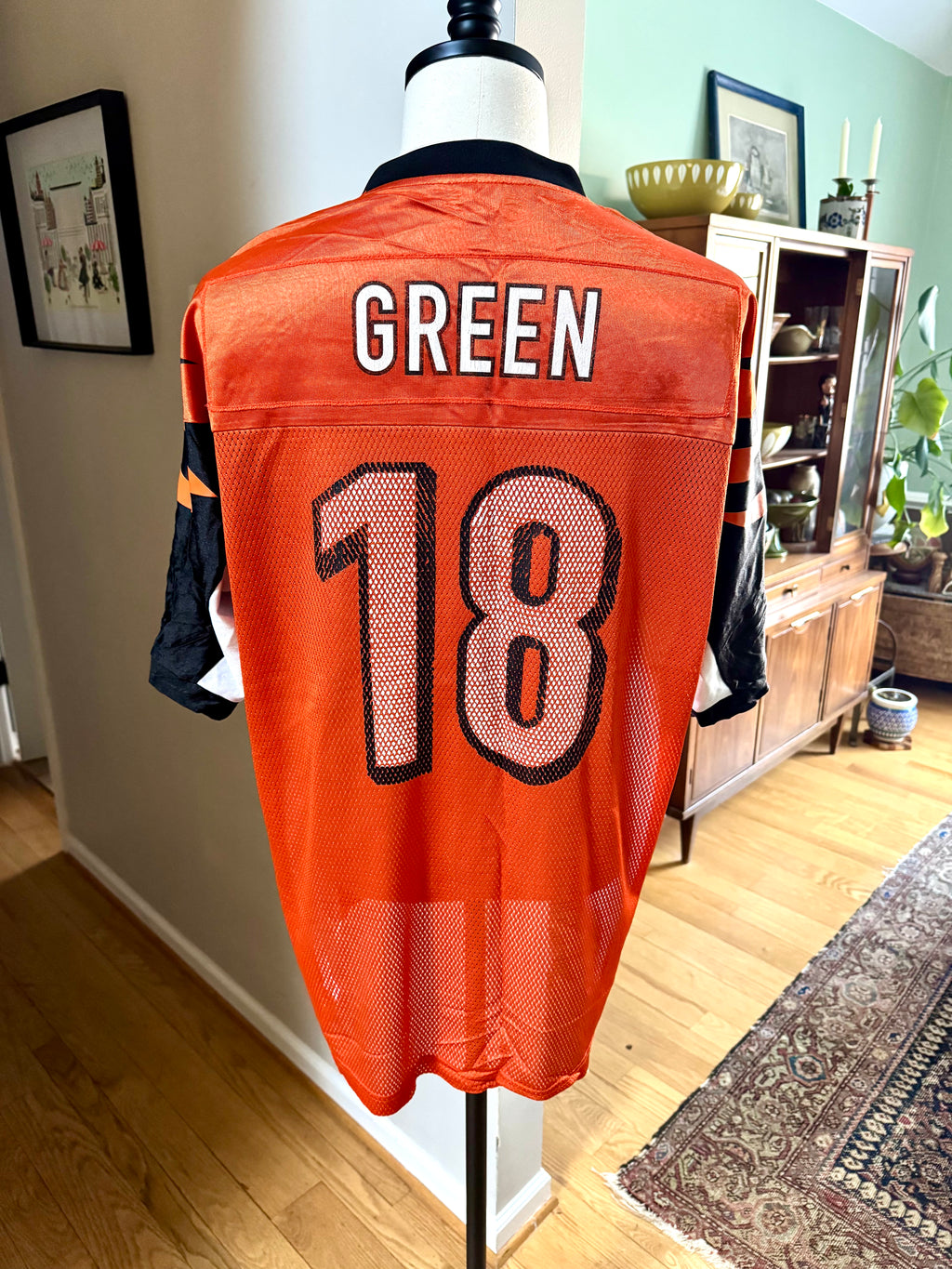 2006 Cincinnati Bengals AJ Green #18 Reebok On Field Jersey (Alternate) L