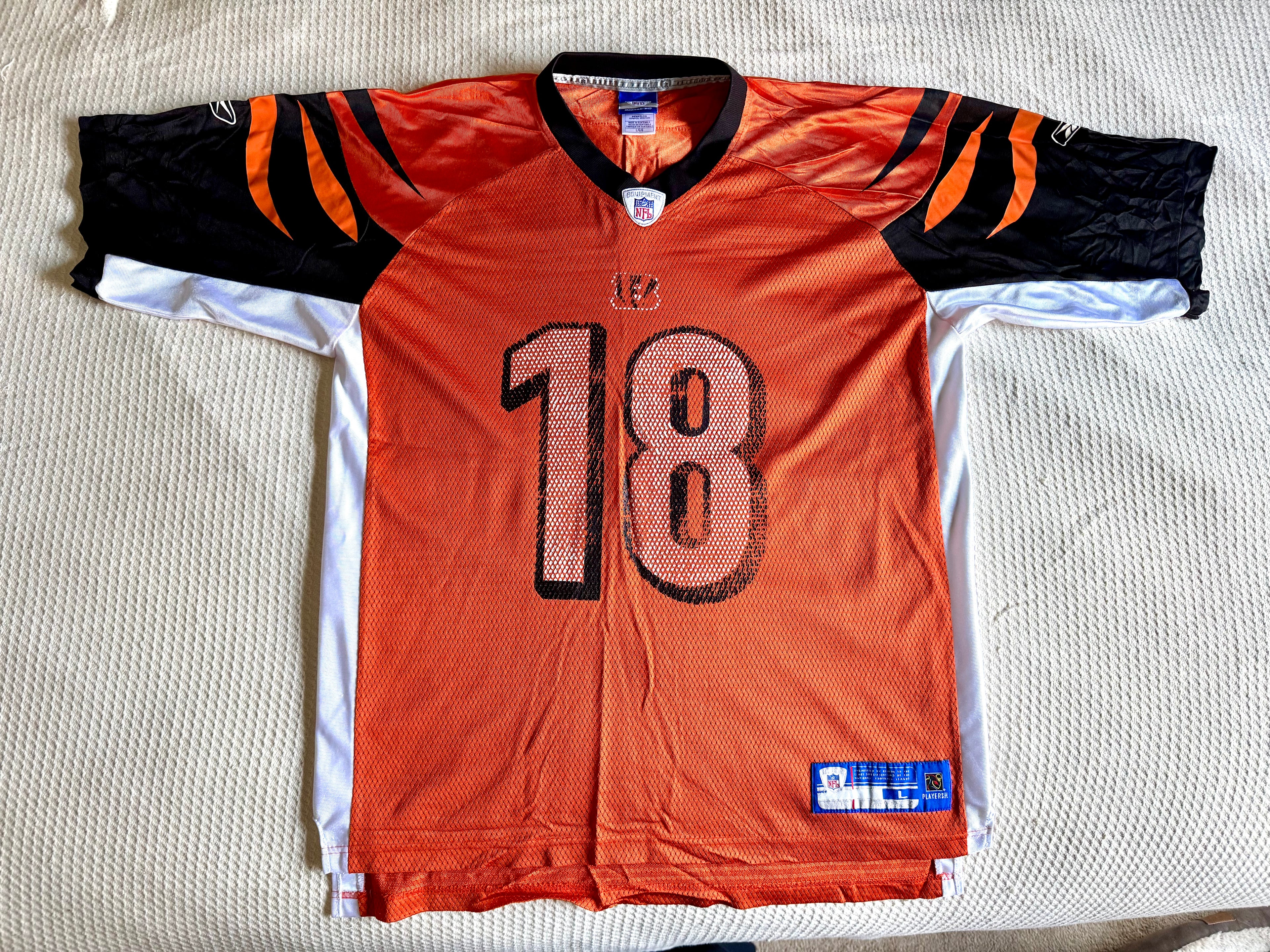 2006 Cincinnati Bengals AJ Green #18 Reebok On Field Jersey (Alternate) L