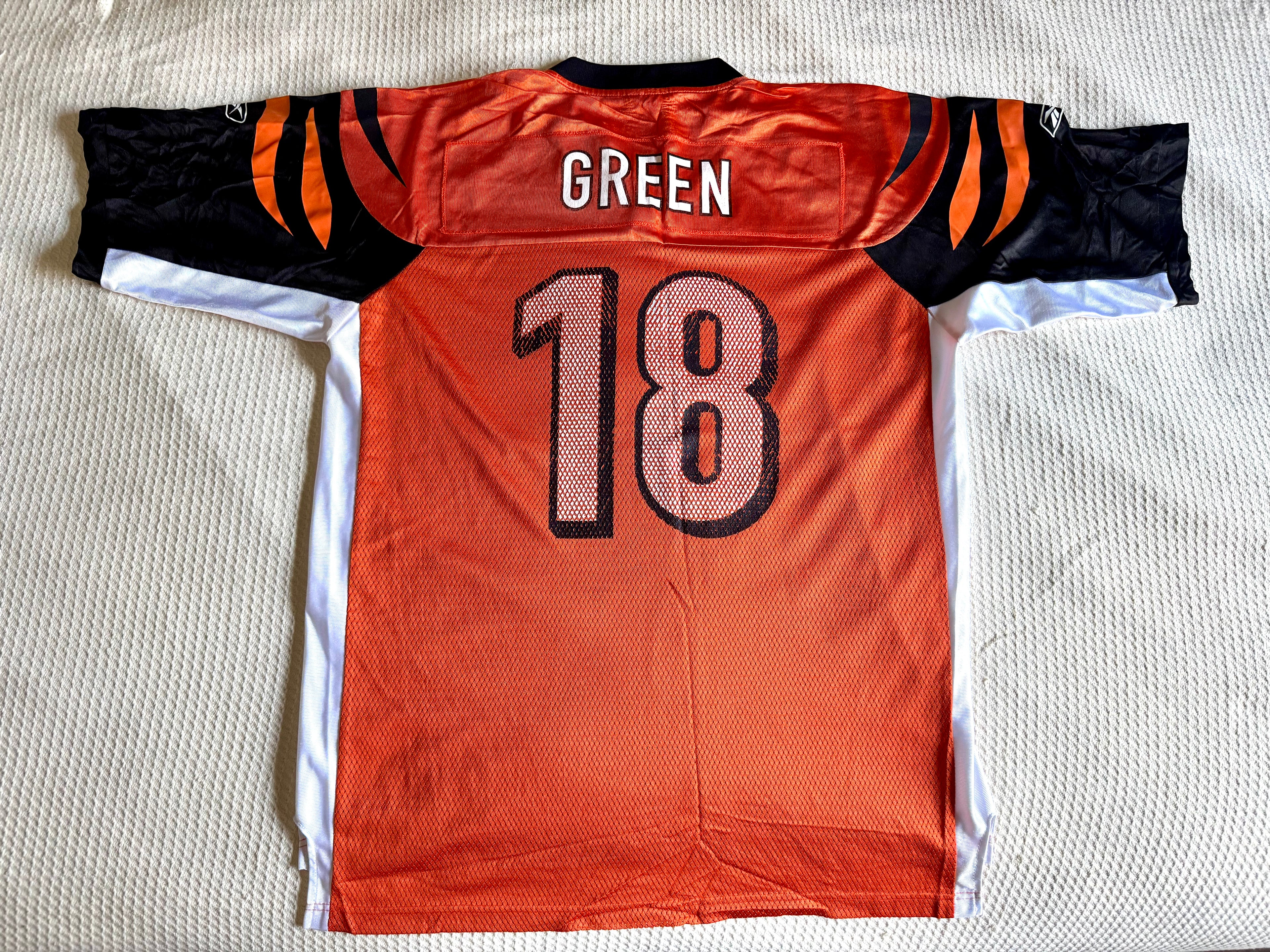 2006 Cincinnati Bengals AJ Green #18 Reebok On Field Jersey (Alternate) L