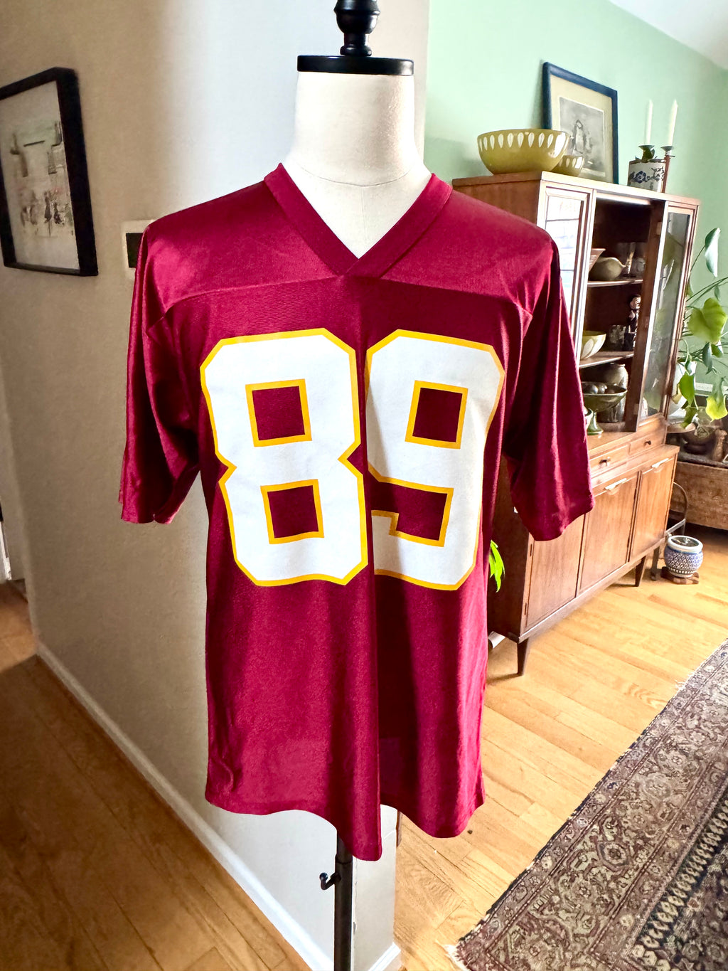 Washington Redskins Reebok Santana Moss NFL Jersey Style Shirt (M)
