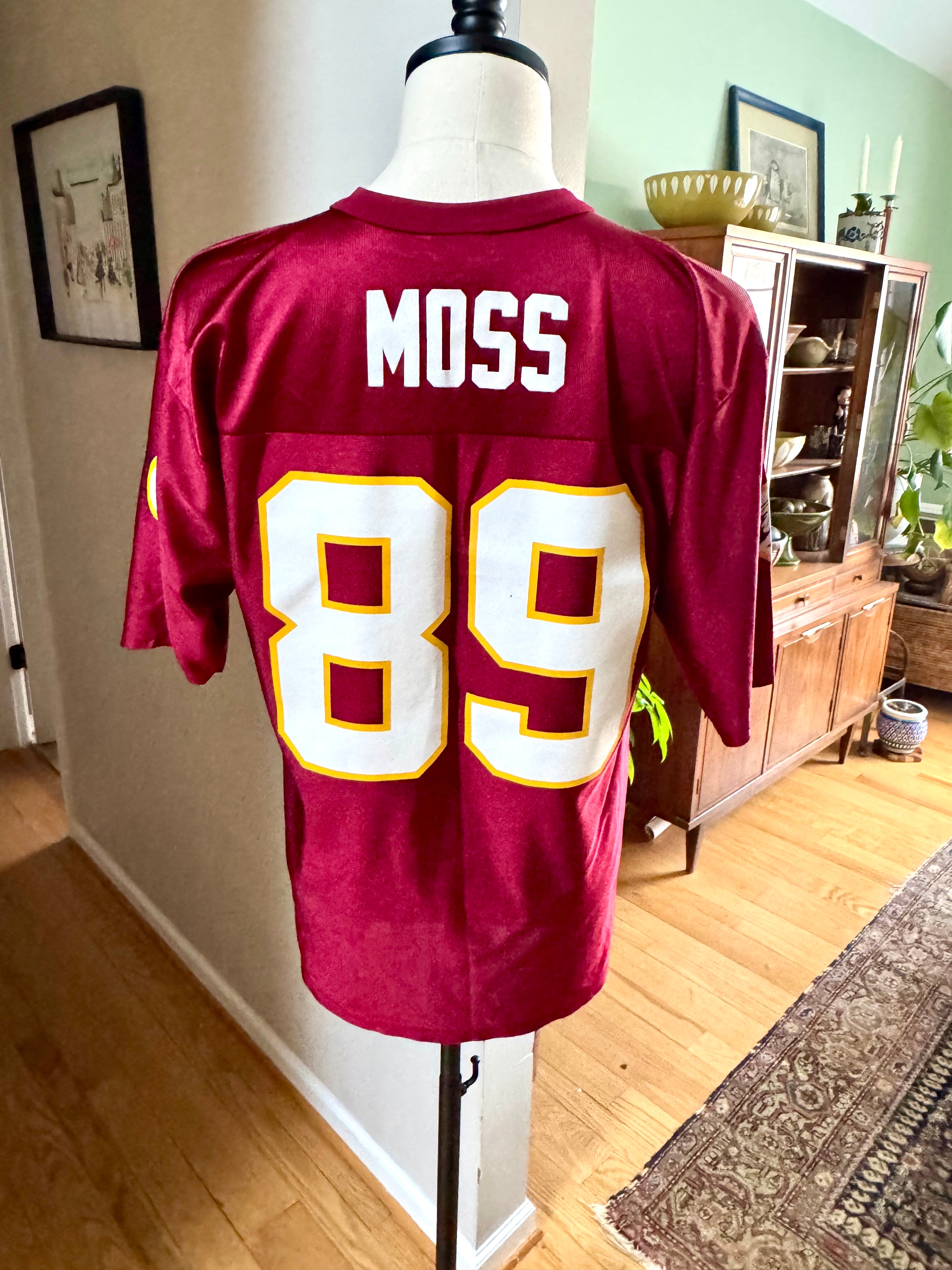 Washington Redskins Reebok Santana Moss NFL Jersey Style Shirt (M)