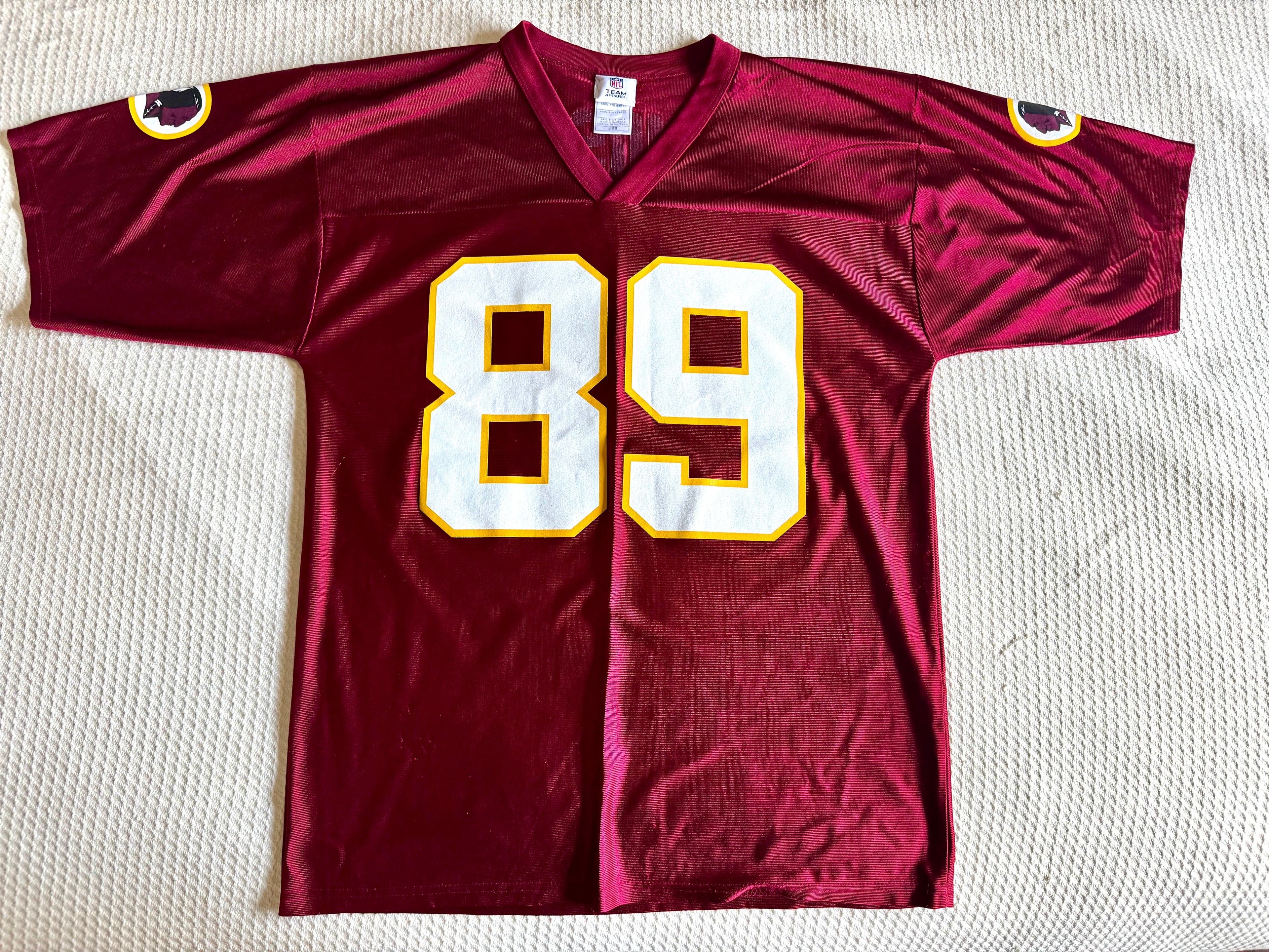 Washington Redskins Reebok Santana Moss NFL Jersey Style Shirt (M)
