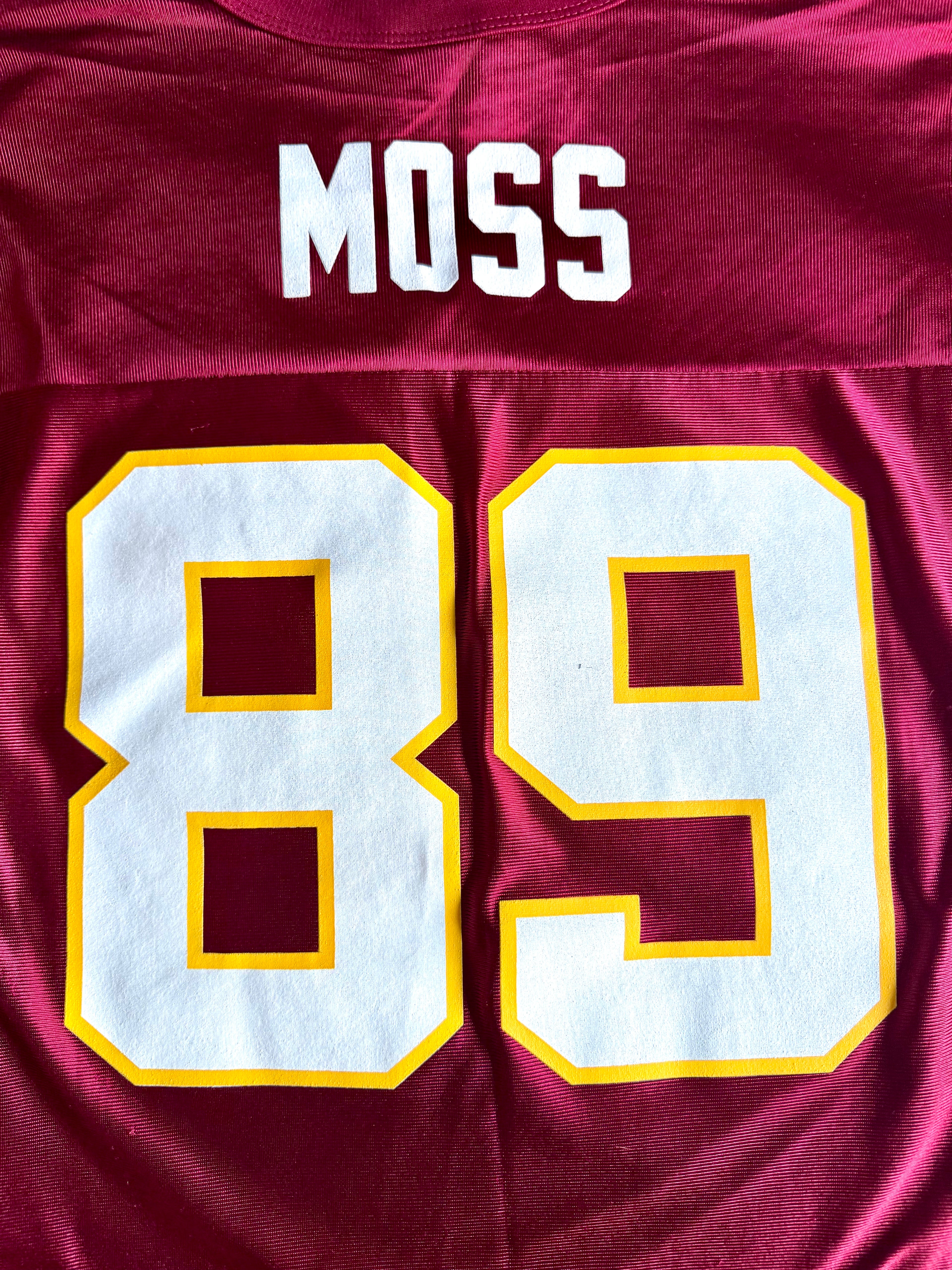Washington Redskins Reebok Santana Moss NFL Jersey Style Shirt (M)