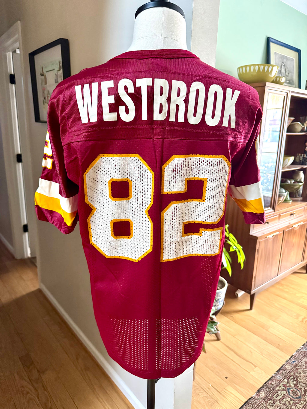 Vtg 1995-00 Washington Redskins Westbrook #82 Champion Home Jersey (L-44)