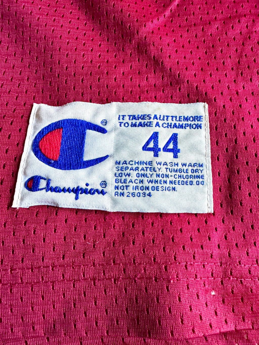 Vtg 1995-00 Washington Redskins Westbrook #82 Champion Home Jersey (L-44)