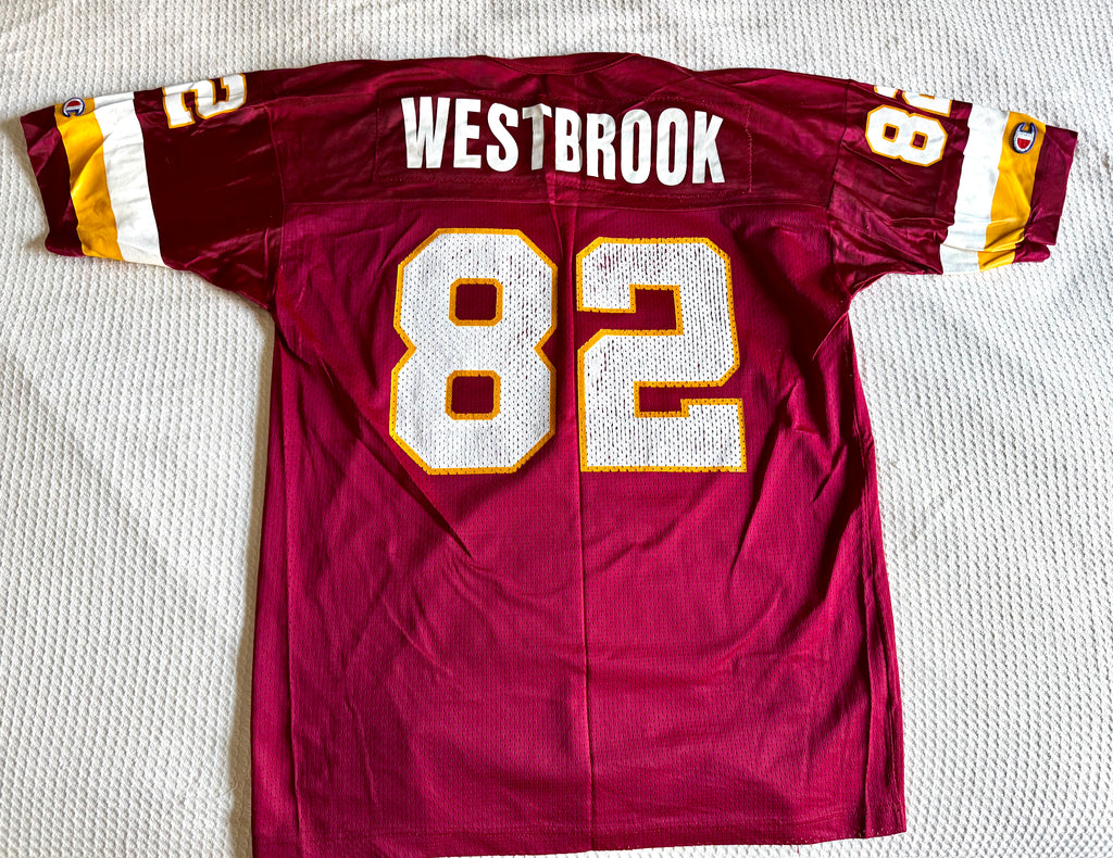 Vtg 1995-00 Washington Redskins Westbrook #82 Champion Home Jersey (L-44)