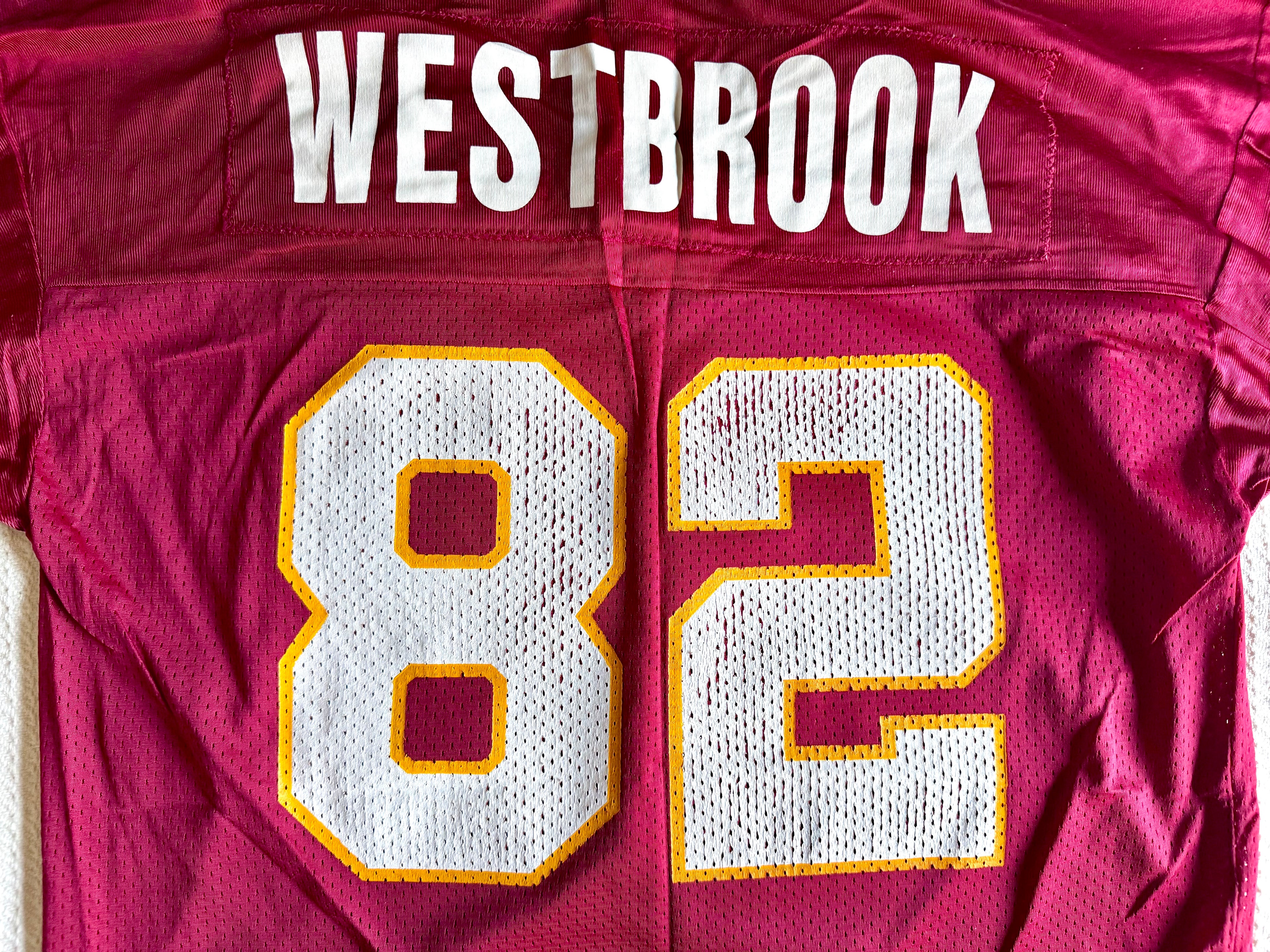 Vtg 1995-00 Washington Redskins Westbrook #82 Champion Home Jersey (L-44)