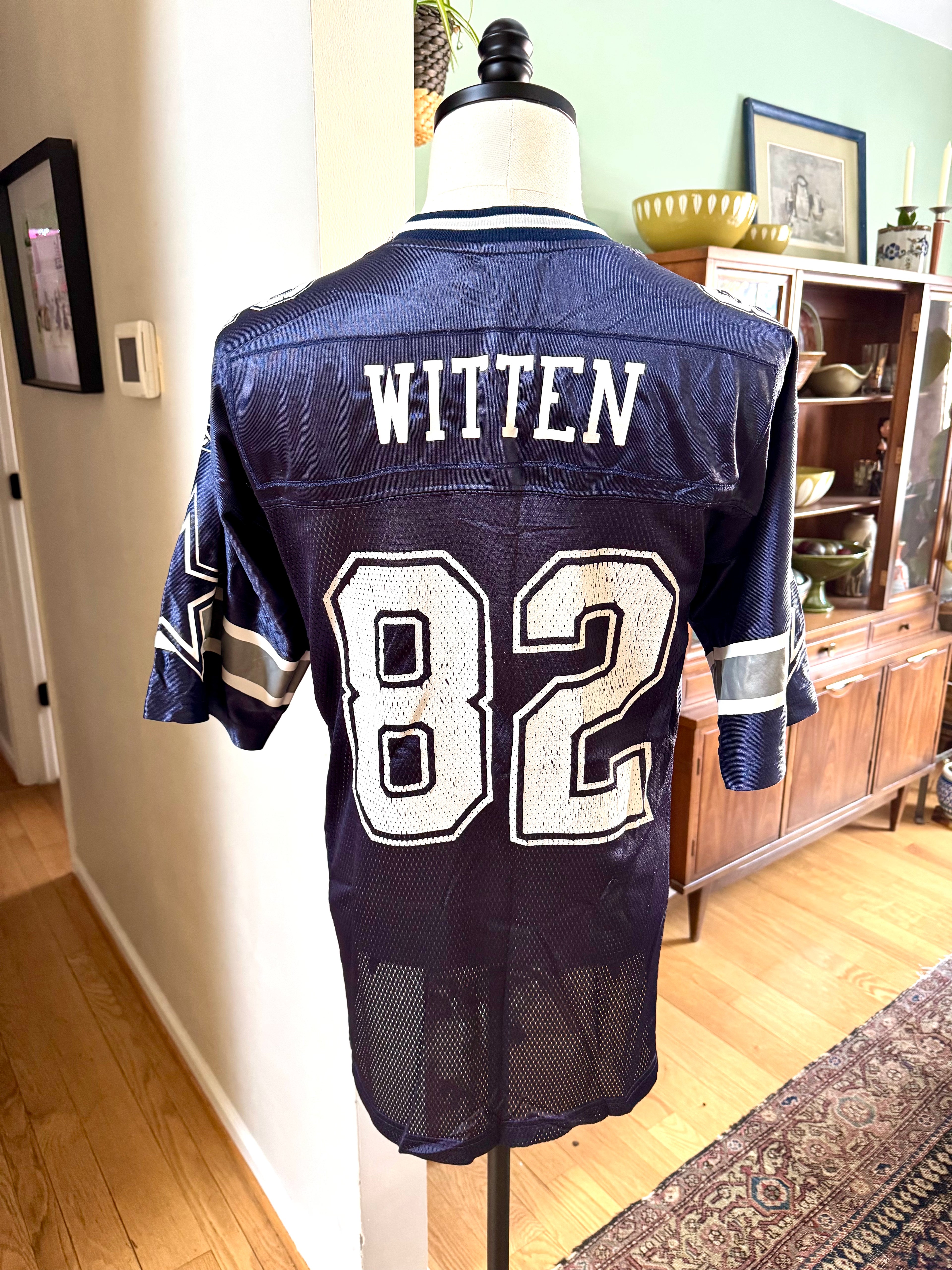 Dallas Cowboys Witten Reebok Jersey (M) | Navy Blue NFL Cowboys Jason Witten Jersey
