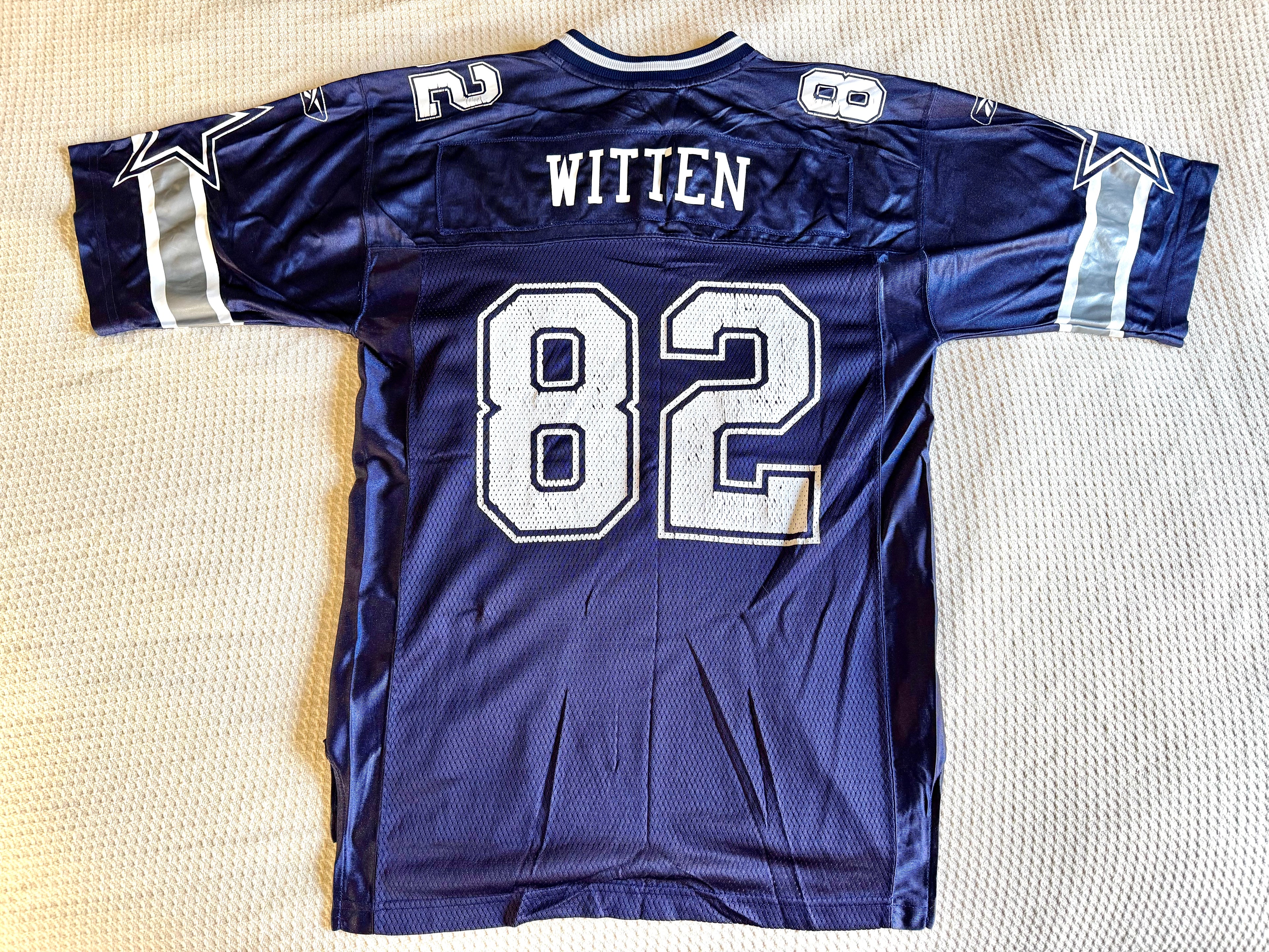 Dallas Cowboys Witten Reebok Jersey (M) | Navy Blue NFL Cowboys Jason Witten Jersey