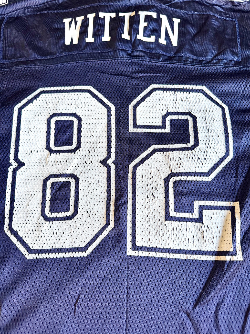Dallas Cowboys Witten Reebok Jersey (M) | Navy Blue NFL Cowboys Jason Witten Jersey