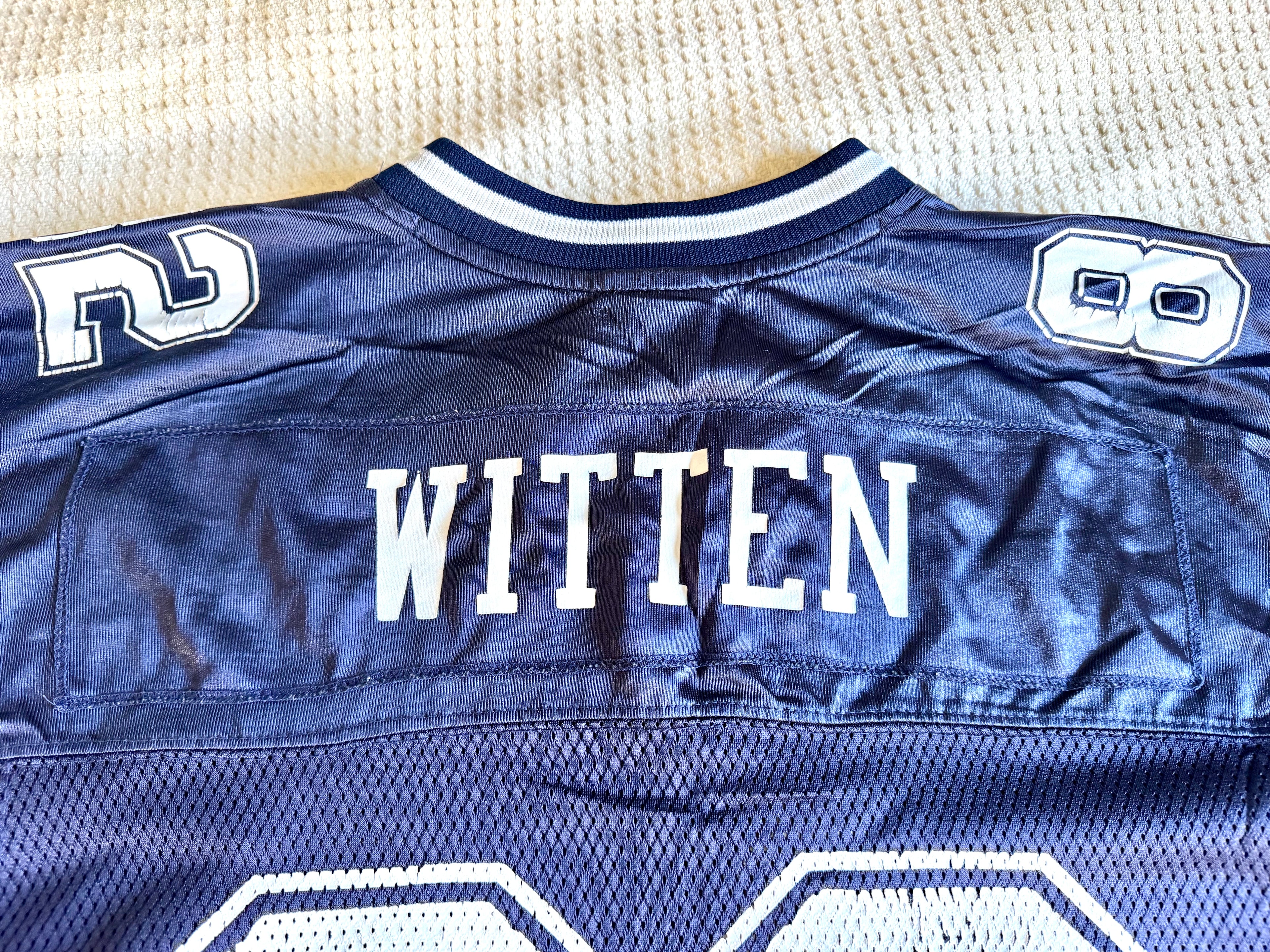 Dallas Cowboys Witten Reebok Jersey (M) | Navy Blue NFL Cowboys Jason Witten Jersey