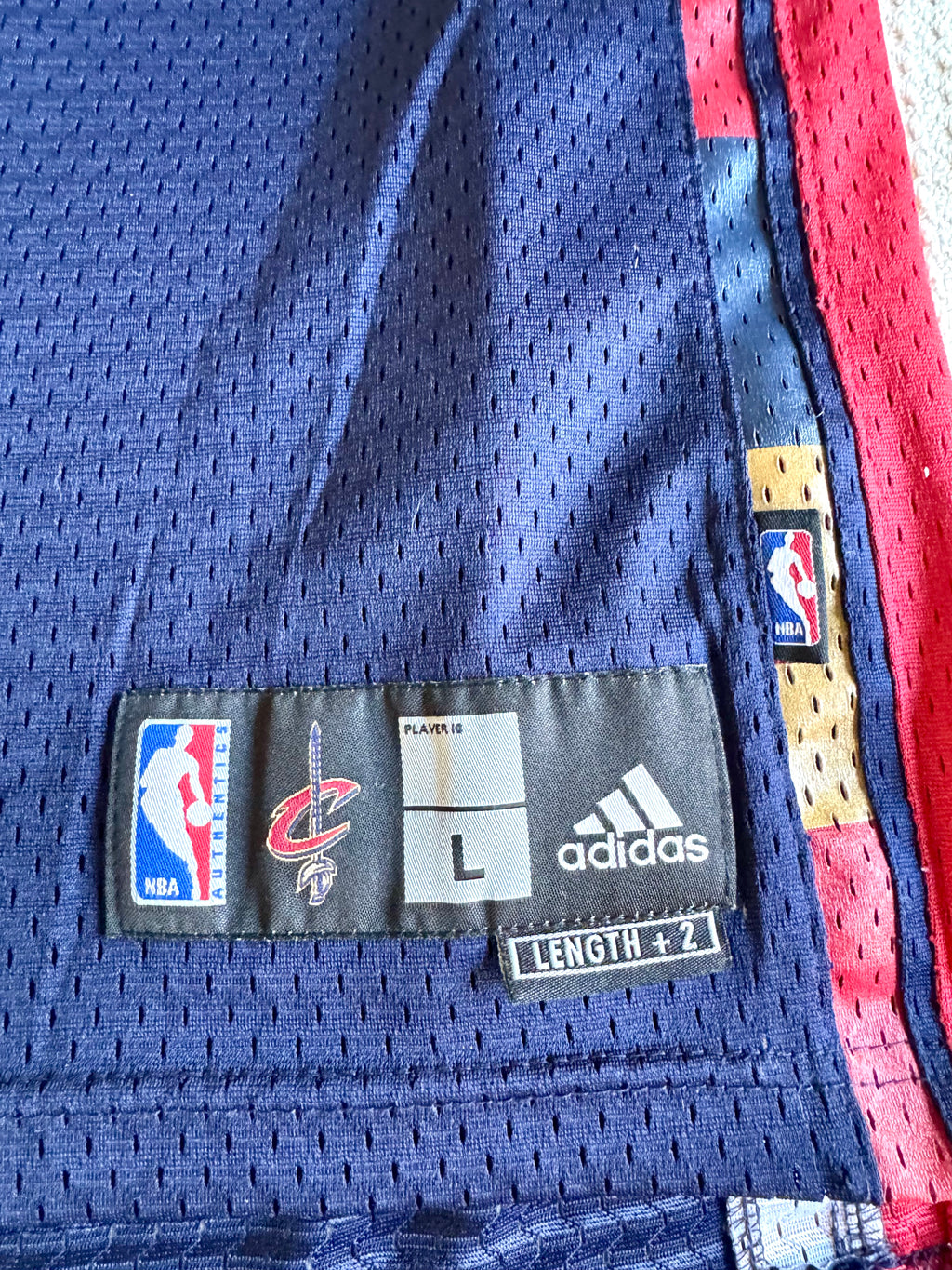 ADIDAS LeBron James Stitched Cleveland Cavaliers NBA Jersey L Rare Style