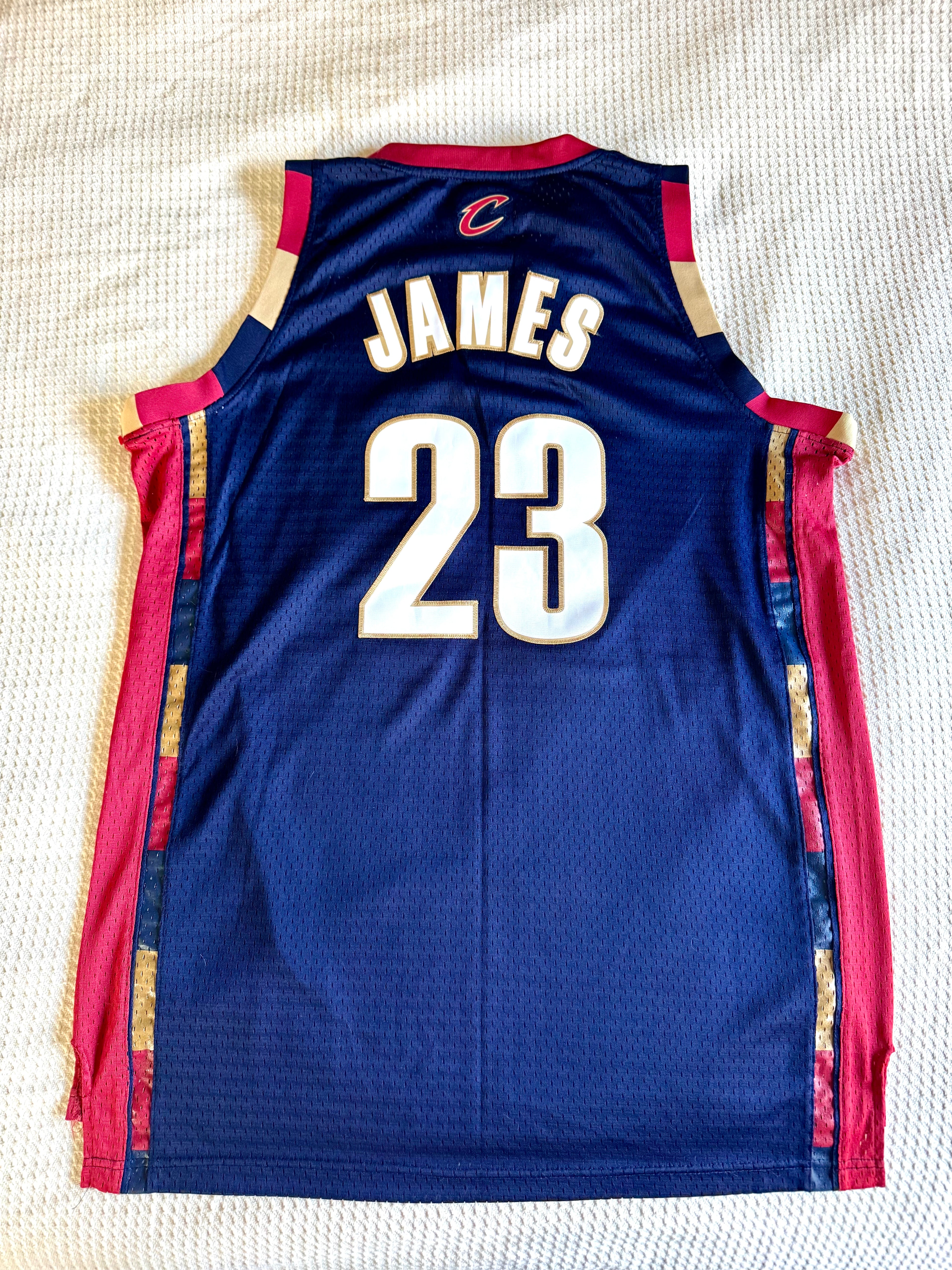 ADIDAS LeBron James Stitched Cleveland Cavaliers NBA Jersey L Rare Style