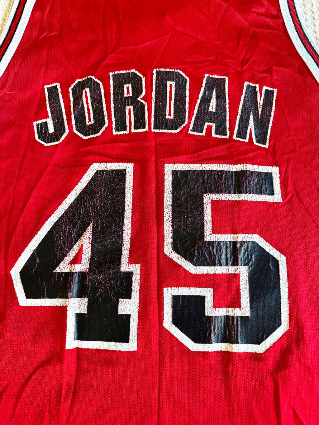 Vtg Michael Jordan #45 Chicago Bulls Champion Jersey Sz. 48