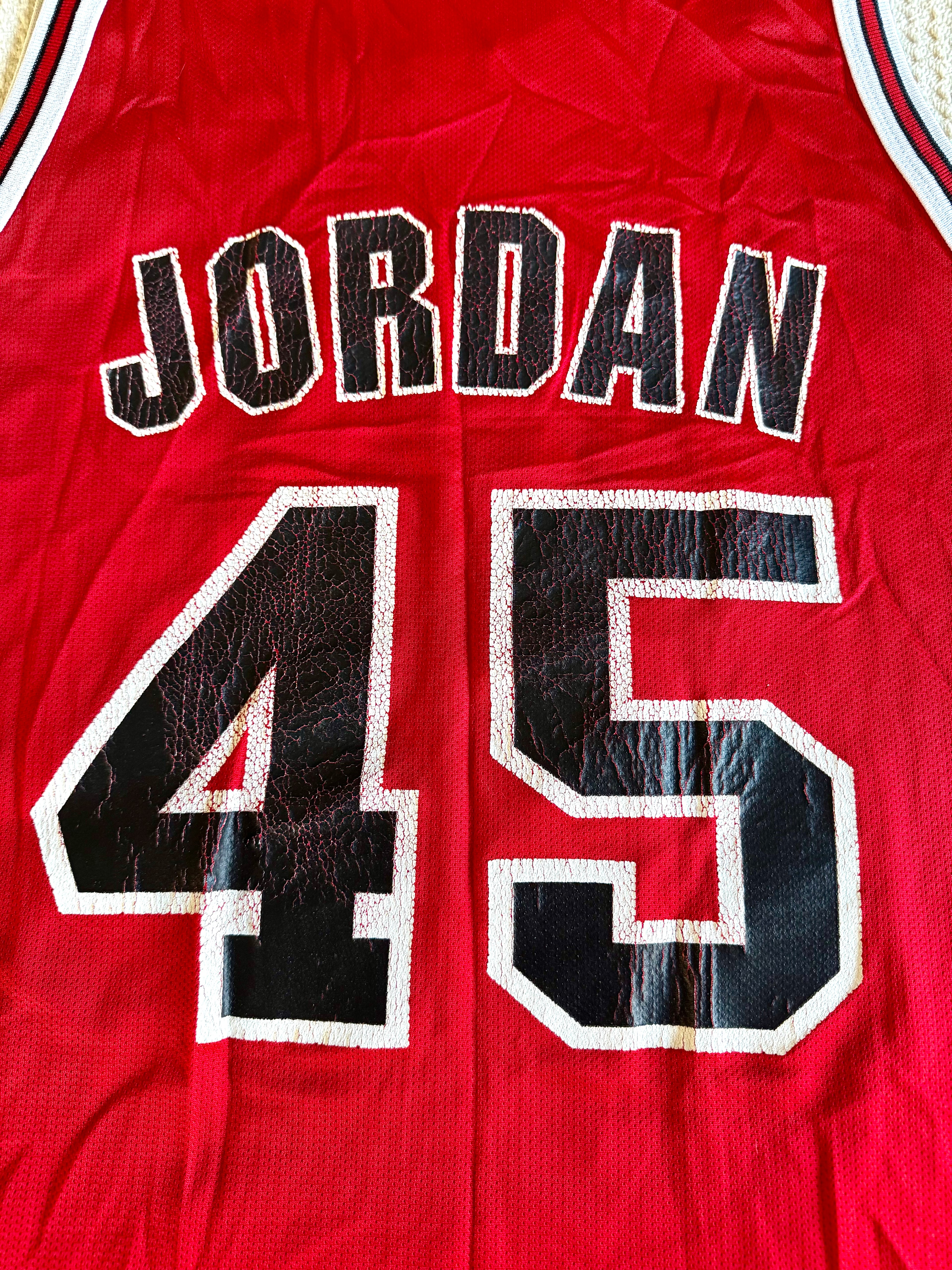 Vtg Michael Jordan #45 Chicago Bulls Champion Jersey Sz. 48