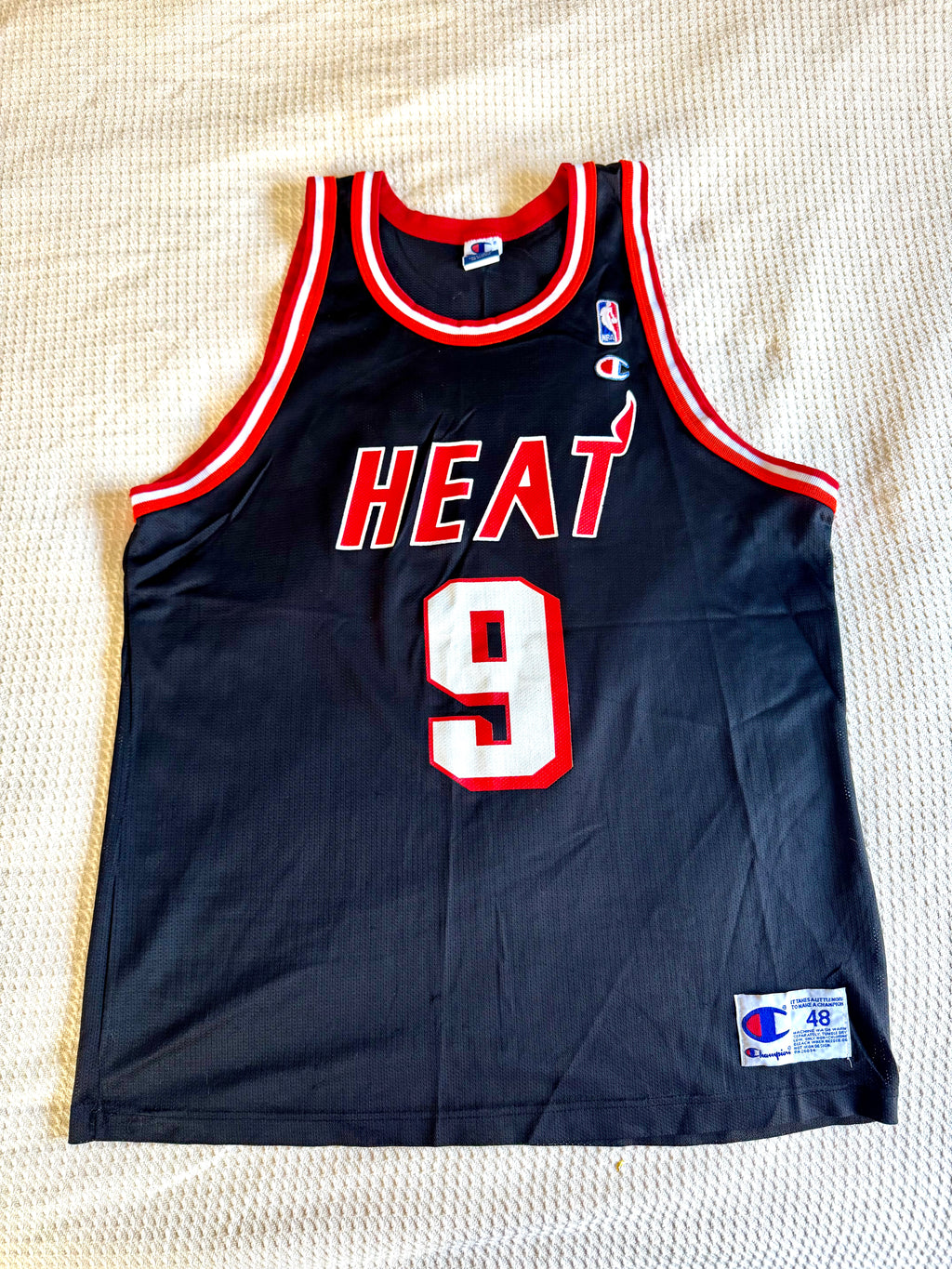 Vtg Champion Miami Heat Dan Majerle Jersey | Champion 48 NBA Miami Heat Jersey