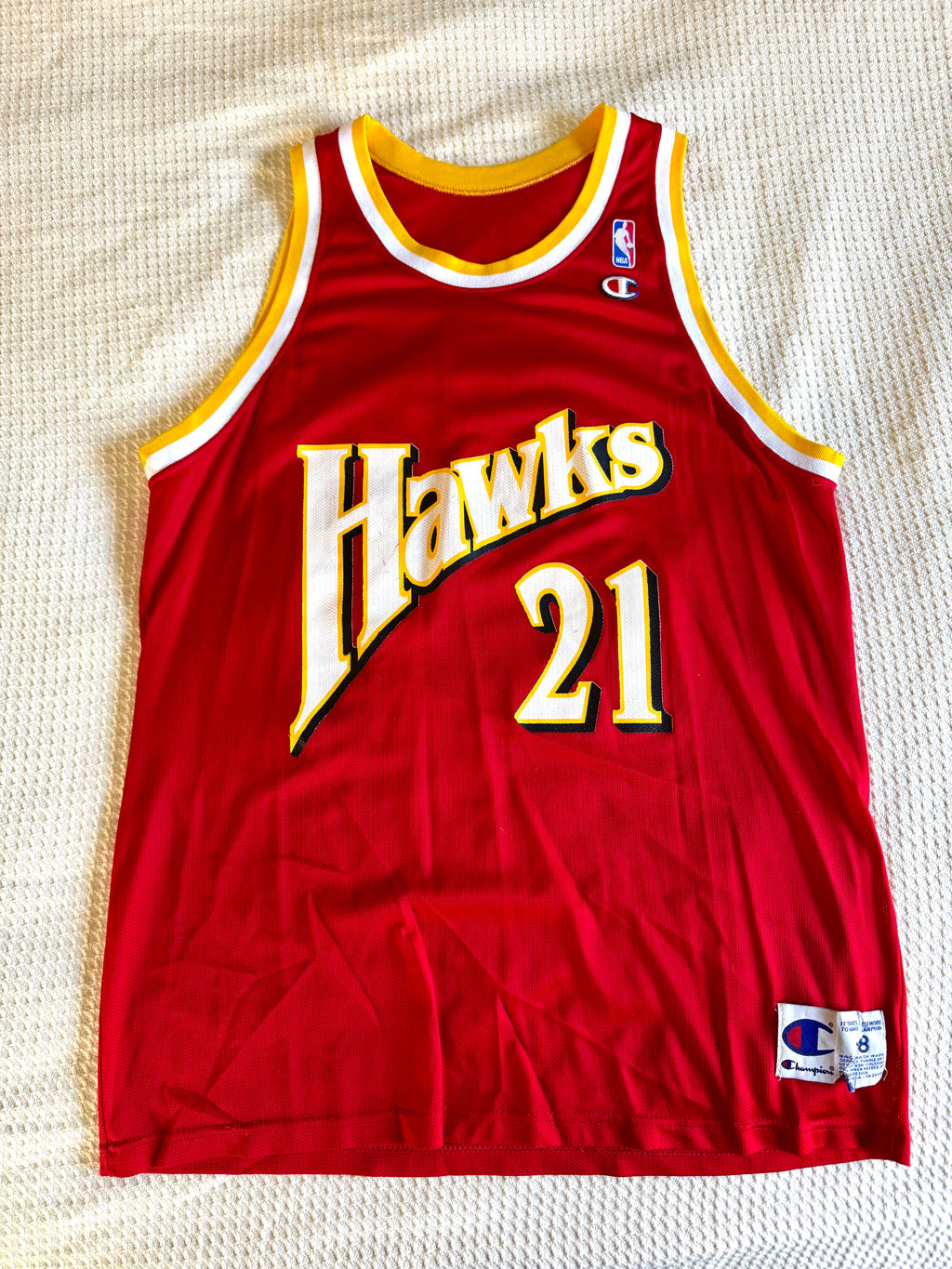 Vtg Champion Atlanta Hawks Dominique Wilkins Jersey | Champion 48 Wilkins Jersey