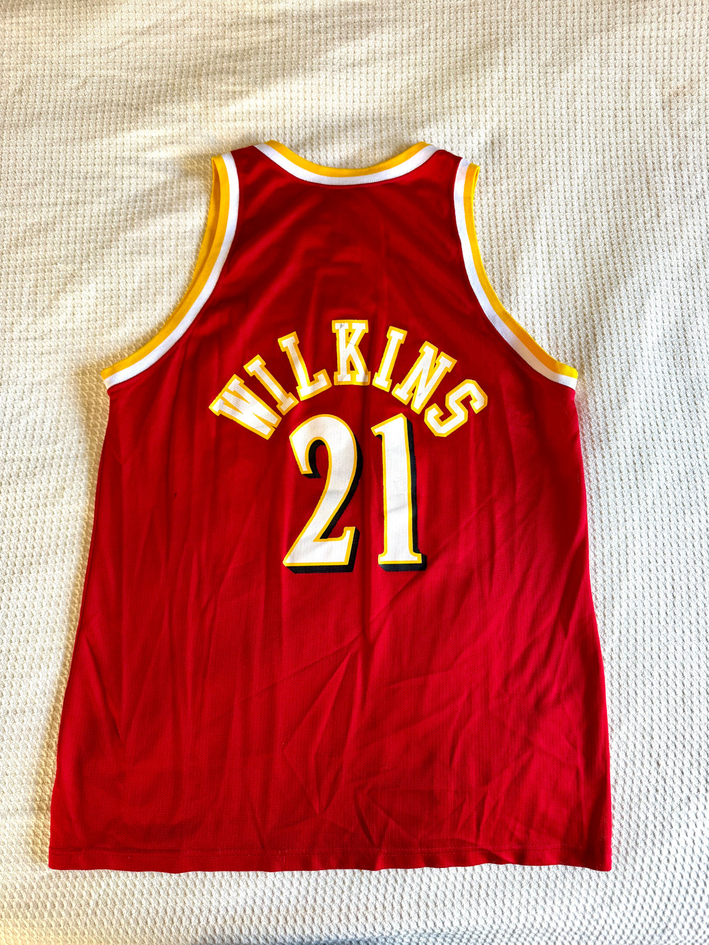 Vtg Champion Atlanta Hawks Dominique Wilkins Jersey | Champion 48 Wilkins Jersey