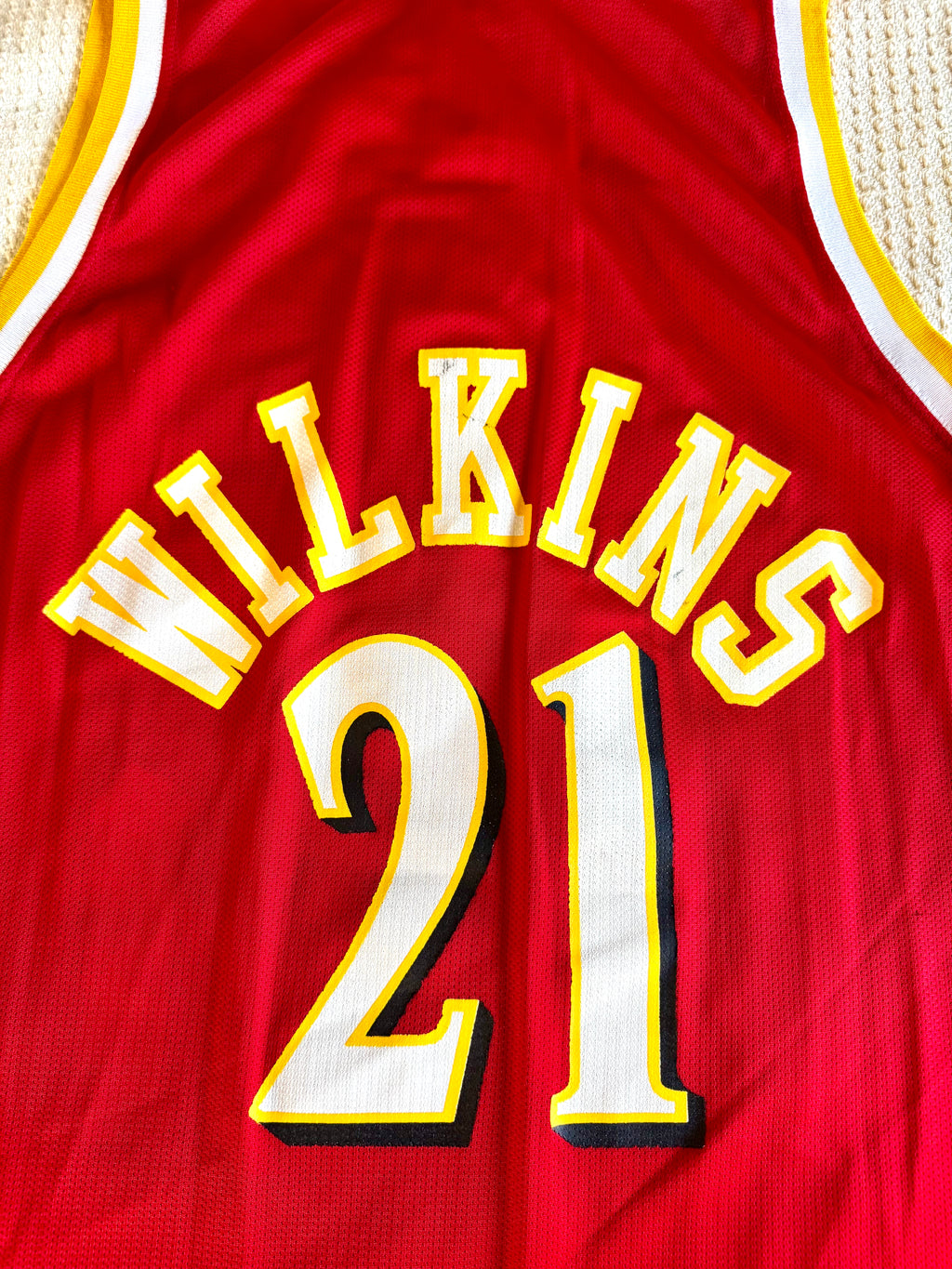 Vtg Champion Atlanta Hawks Dominique Wilkins Jersey | Champion 48 Wilkins Jersey