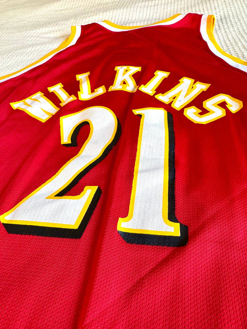 Vtg Champion Atlanta Hawks Dominique Wilkins Jersey | Champion 48 Wilkins Jersey