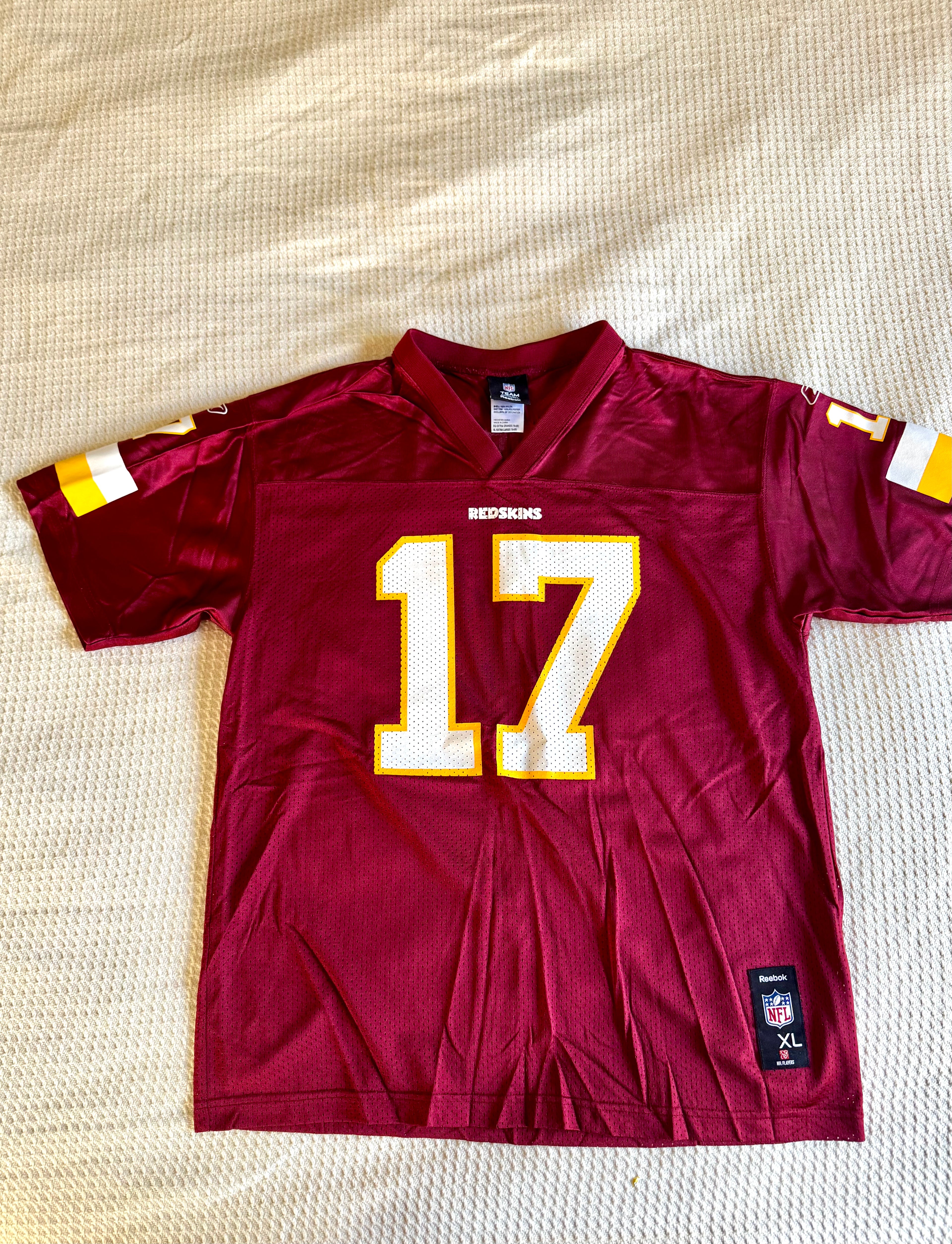 Reebok Washington Redskins Jason Campbell Jersey Style Shirt | XL Redskins Campbell Jersey