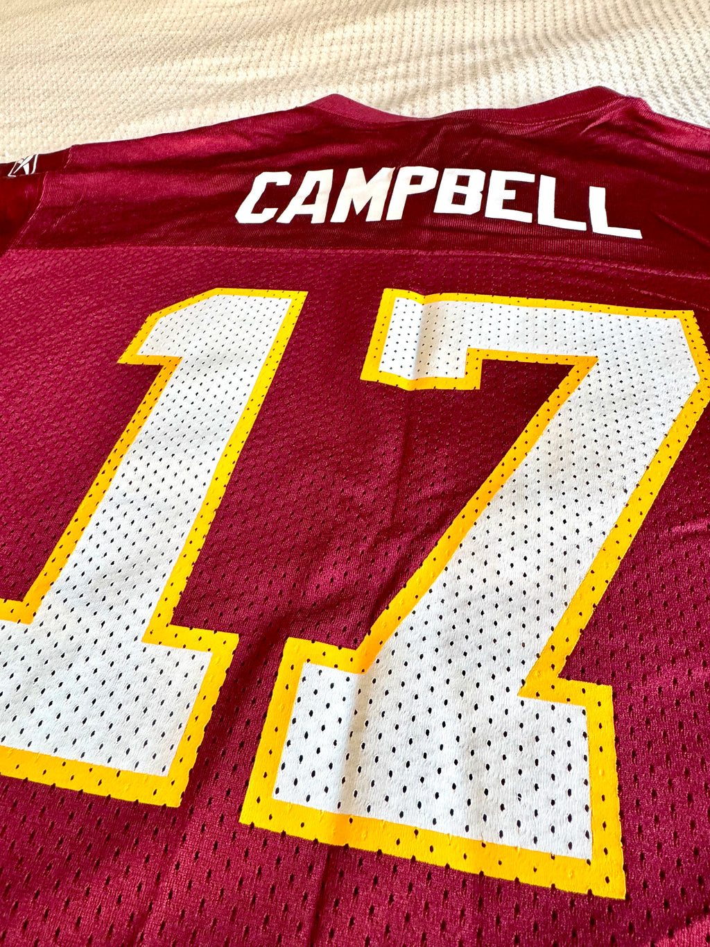 Reebok Washington Redskins Jason Campbell Jersey Style Shirt | XL Redskins Campbell Jersey